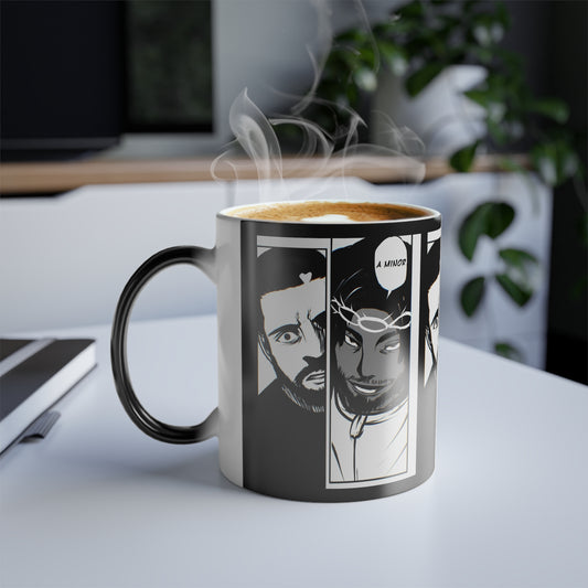 Kendrick Lamar Drake Anime Battle - Mug/Color Morphing Mug, 11oz