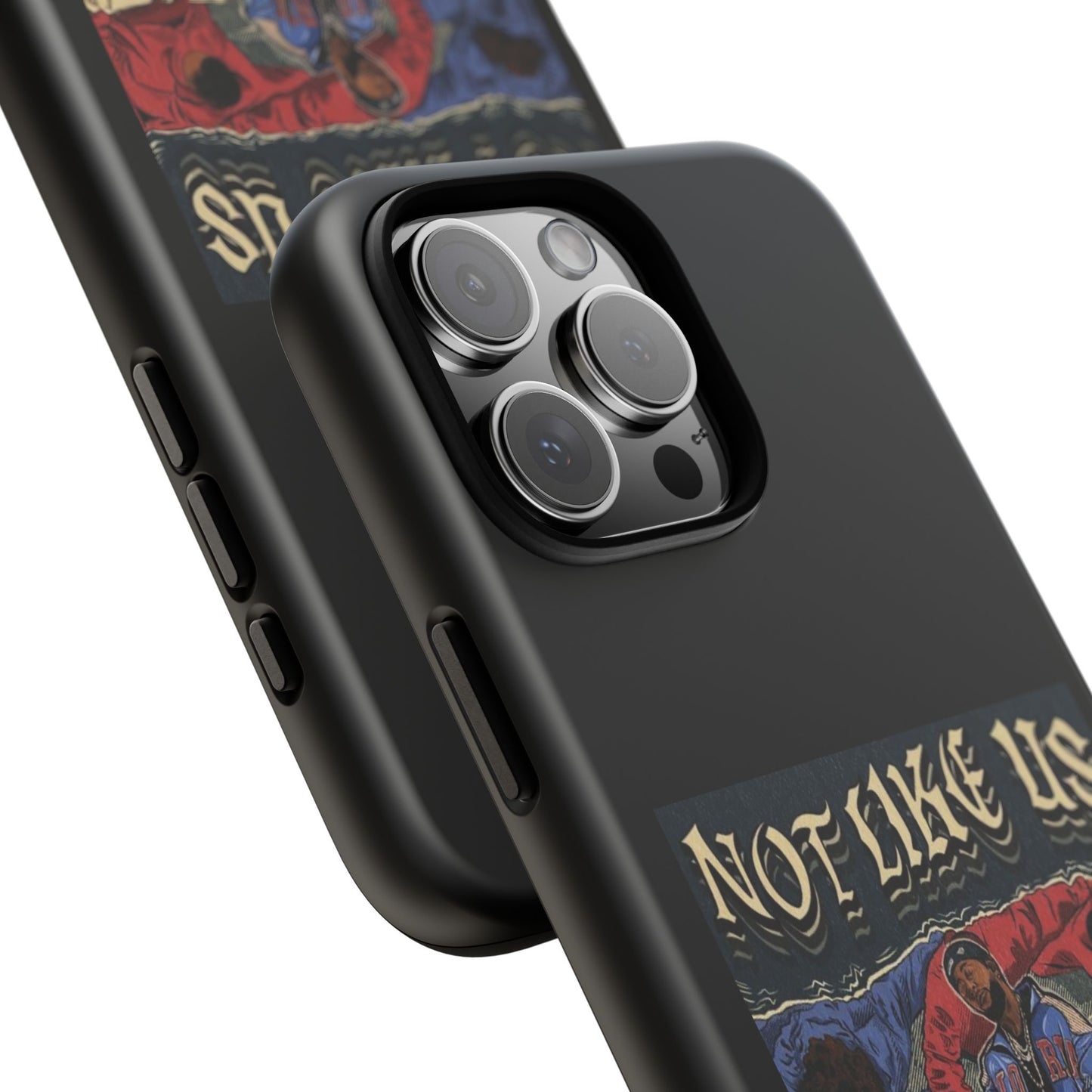 Kendrick Lamar "Not Like Us" Comic Book Cover Tough Phone Case – Hip Hop Art, Shockproof Dual-Layer Protection
