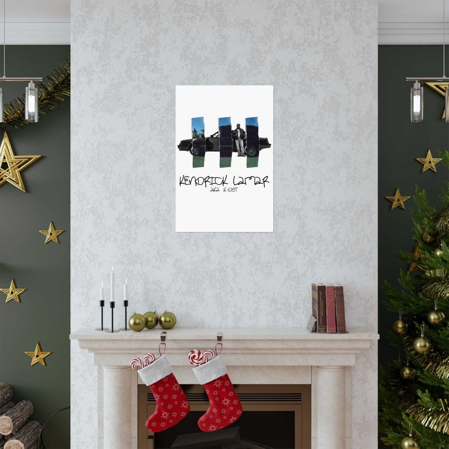 Kendrick Lamar GNX + Good Kid, m.A.A.d City Mashup Poster, Matte – Rap Wall Art, Hip-Hop Home Decor, Urban Music Print, Gift for Fan