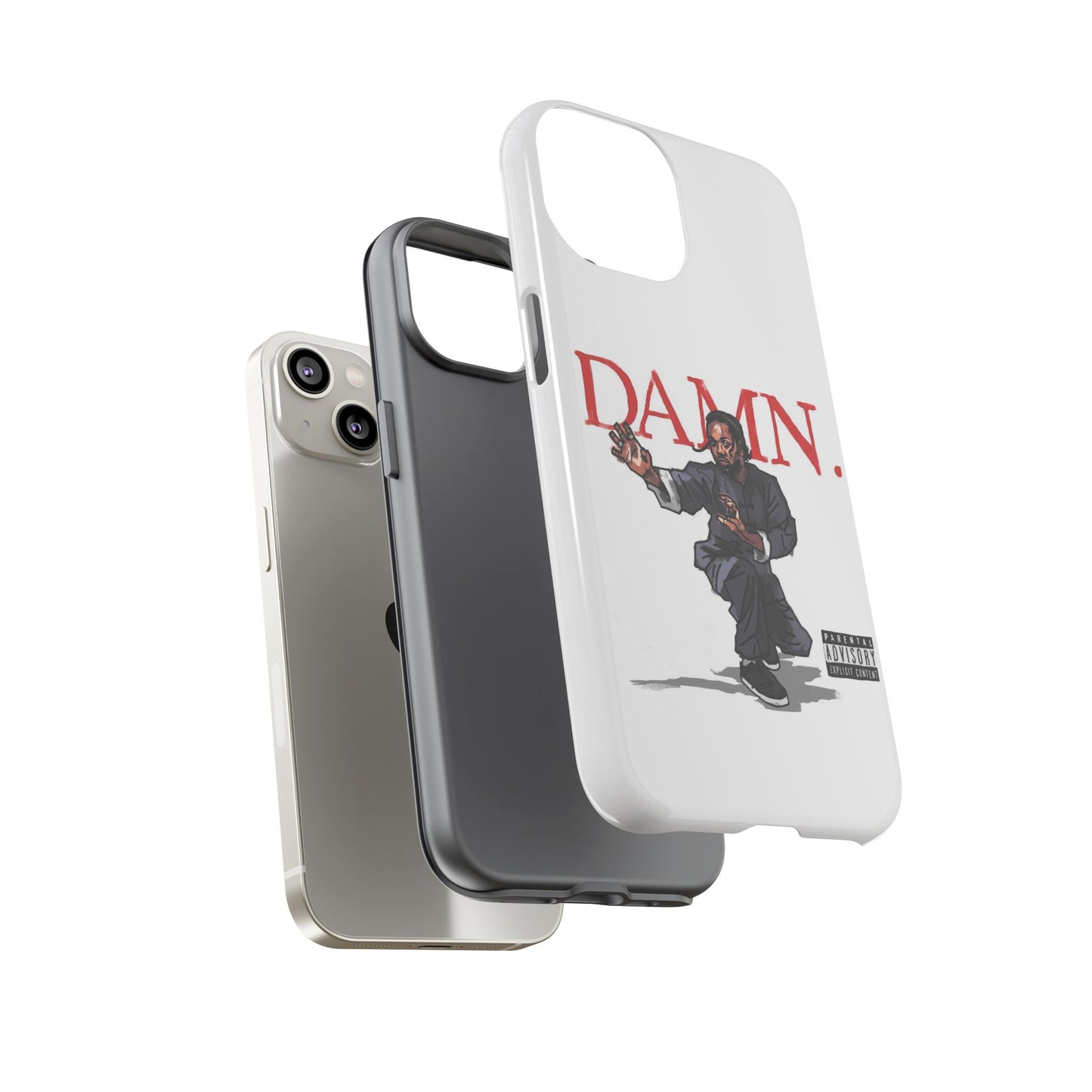 Kendrick Lamar “Kung Fu Kenny” DAMN Album Tough Phone Case – Shockproof Dual Layer Cover