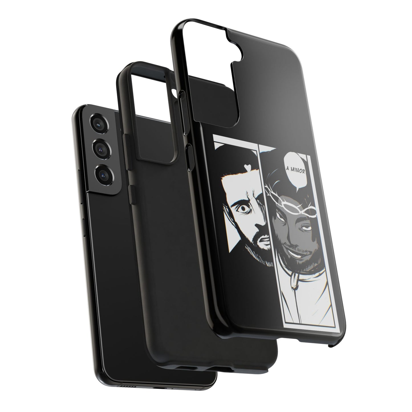 Kendrick Lamar Drake Anime Battle - Phone Case