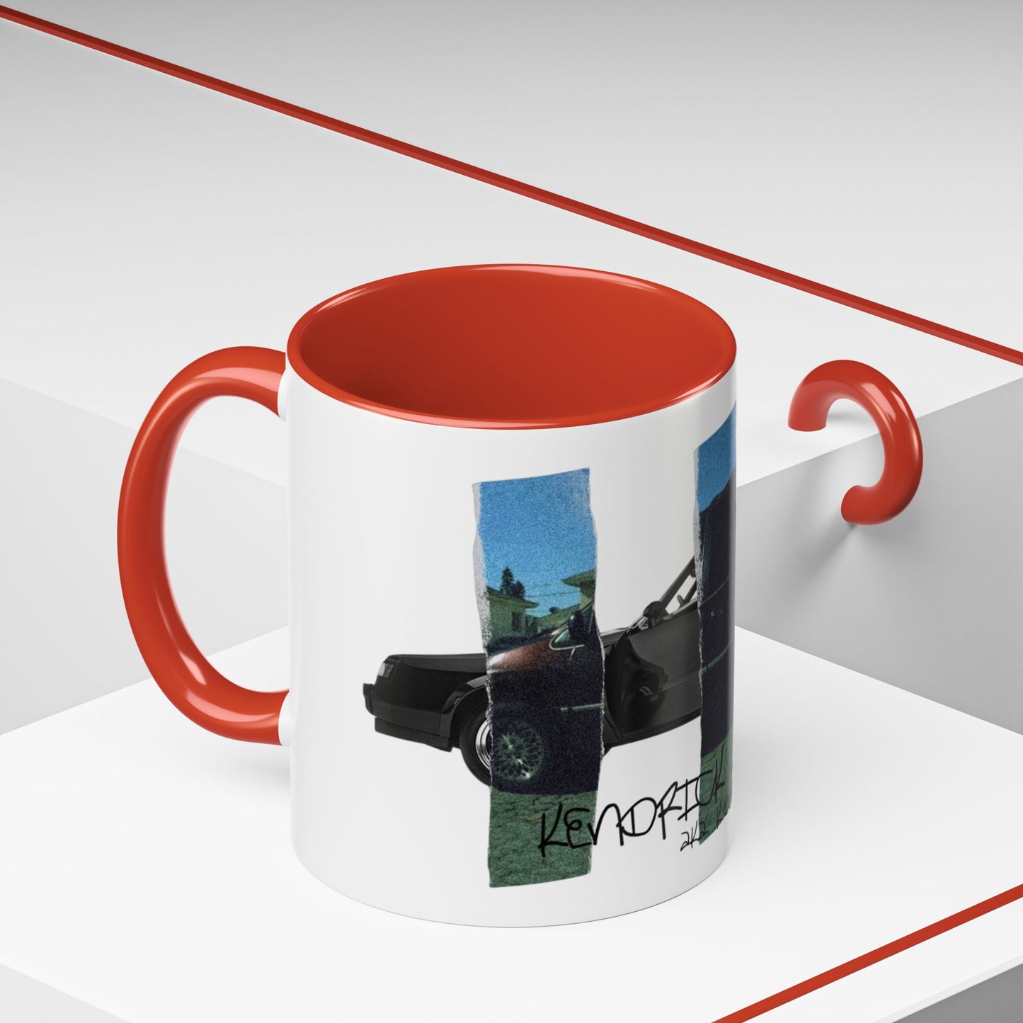 Kendrick Lamar GNX x Good Kid, M.A.A.D City Mashup Mug – Hip-Hop Fan Art Accent Coffee Cup