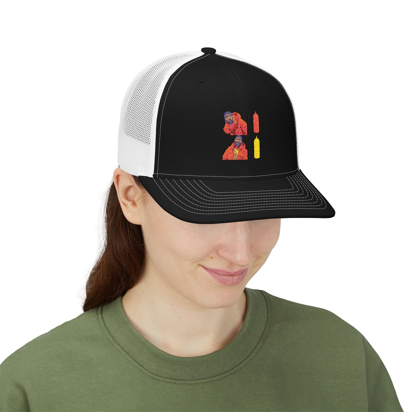 Kendrick Lamar Mustard Meme - Snapback Cap - Embroidered Trucker Hat