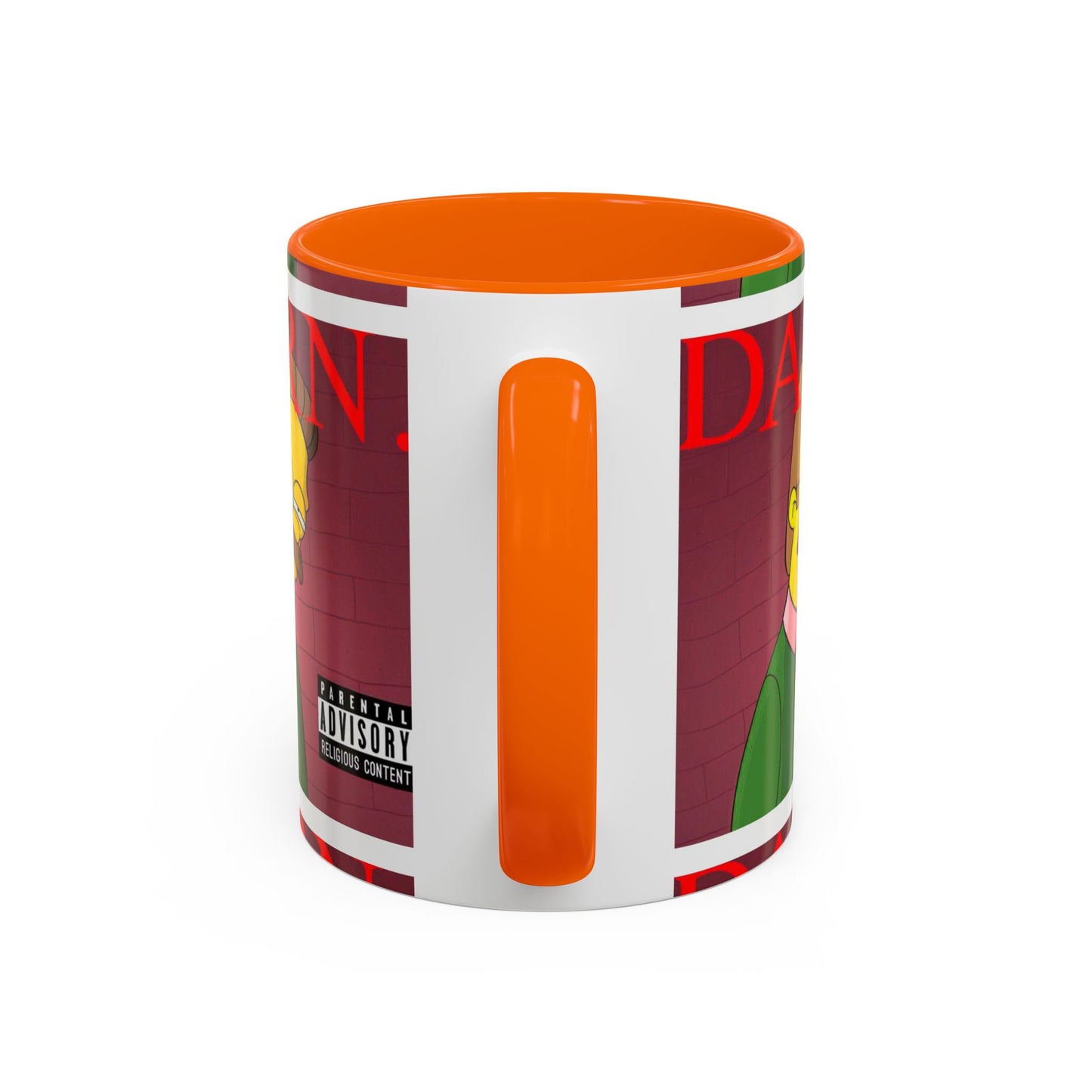 Kendrick Lamar x Simpsons "DARN" Ned Flanders Mashup Mug – Funny Hip Hop Accent Coffee Cup – 11oz & 15oz