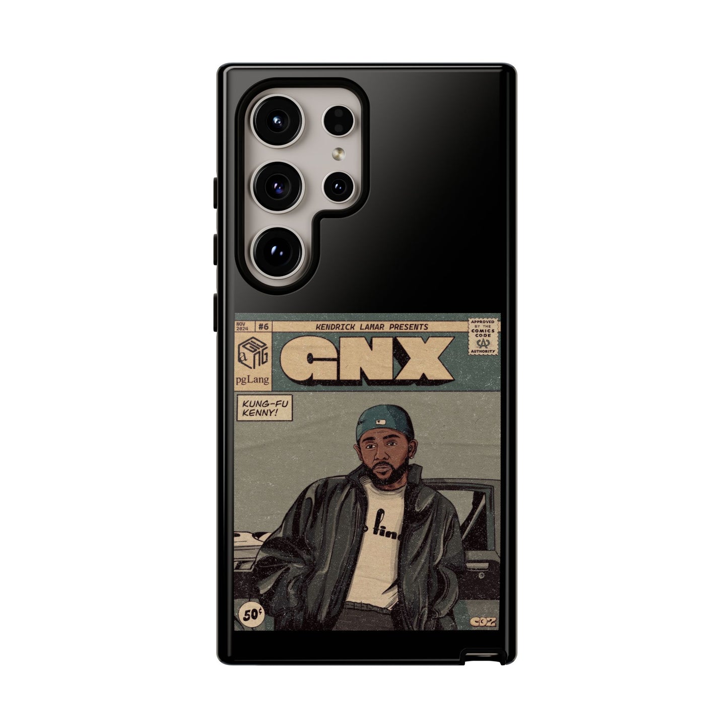 Kendrick Lamar "GNX" Comic Book Phone Case – Tough Shockproof Cover for iPhone, Samsung, & More