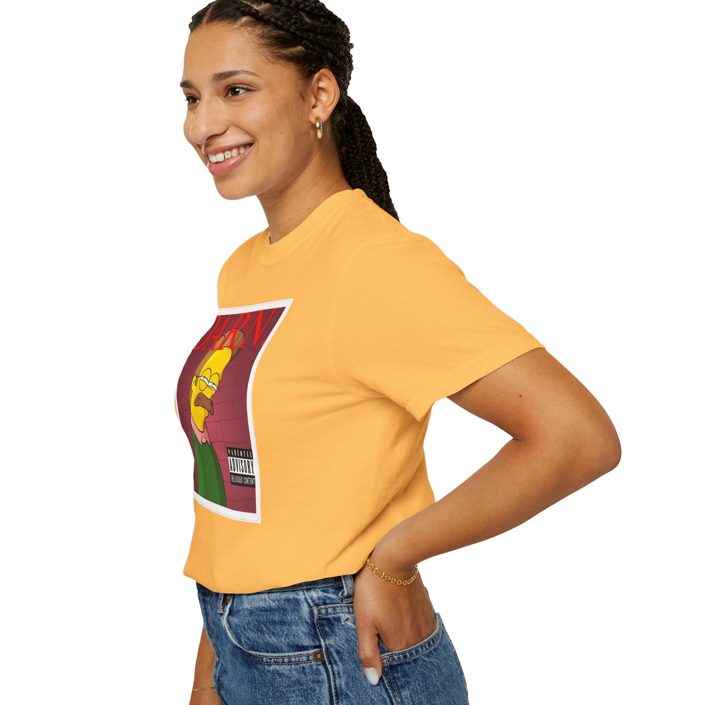 Kendrick Lamar X Simpsons 'Darn' Ned Flanders Mashup - T-shirt, Graphic Tee, Unisex