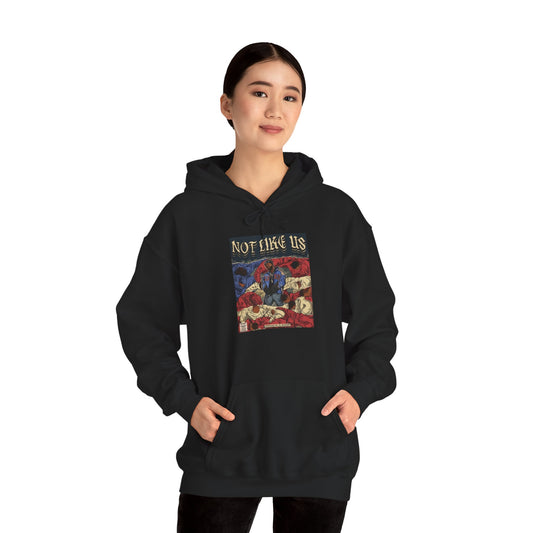 Kendrick Lamar "Not Like Us" Comic Book Hoodie – Hip Hop Fan Art Sweatshirt, Unisex Streetwear Gift