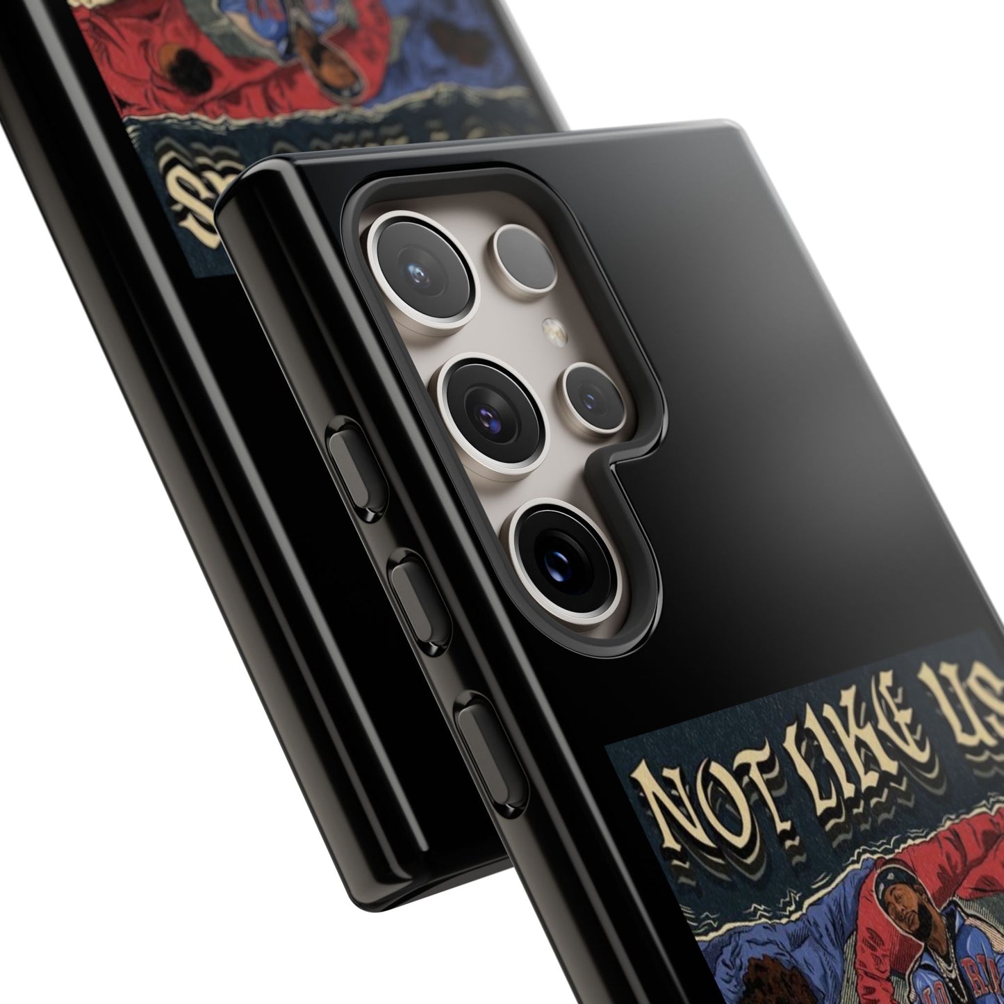 Kendrick Lamar "Not Like Us" Comic Book Cover Tough Phone Case – Hip Hop Art, Shockproof Dual-Layer Protection