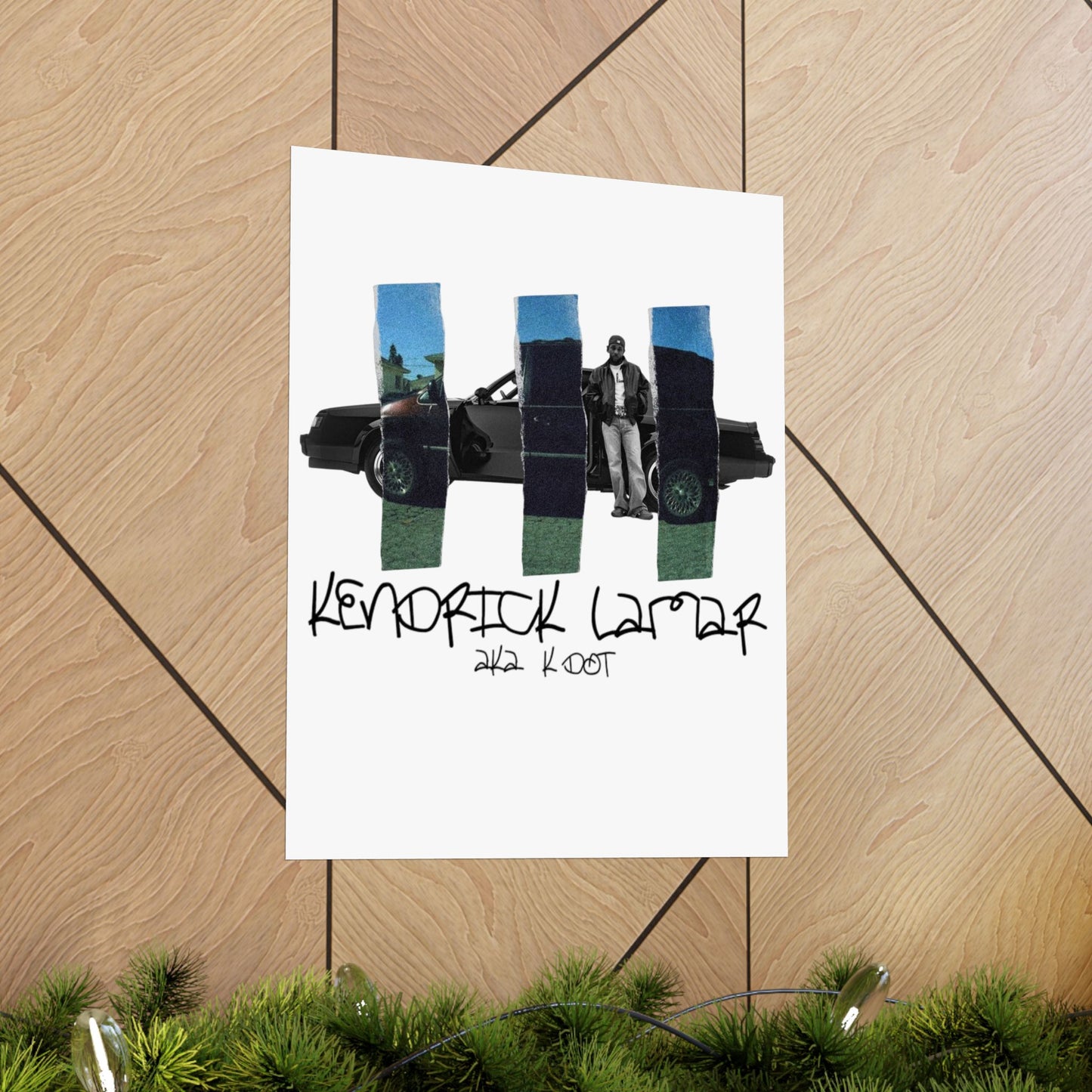 Kendrick Lamar GNX + Good Kid, m.A.A.d City Mashup Poster, Matte – Rap Wall Art, Hip-Hop Home Decor, Urban Music Print, Gift for Fan