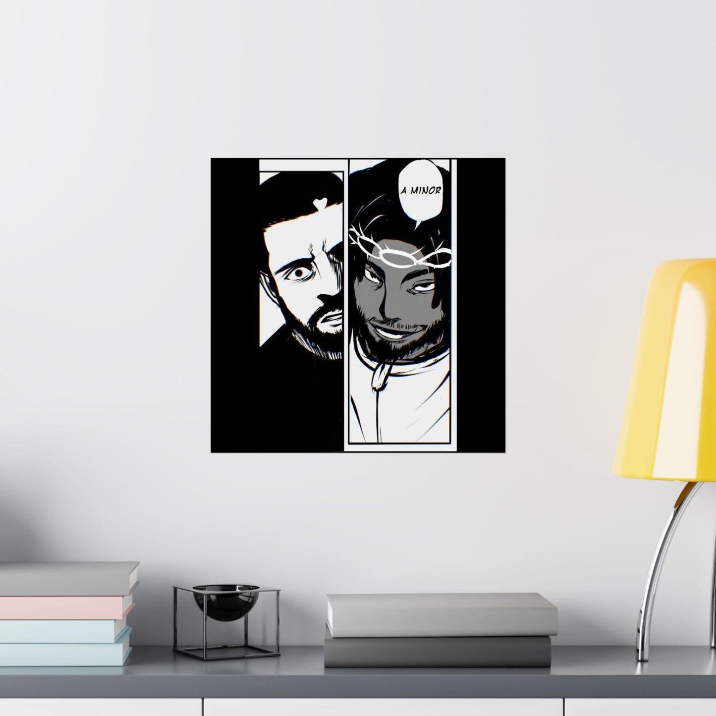 Kendrick Lamar Vs Drake Anime Battle - Matte Posters