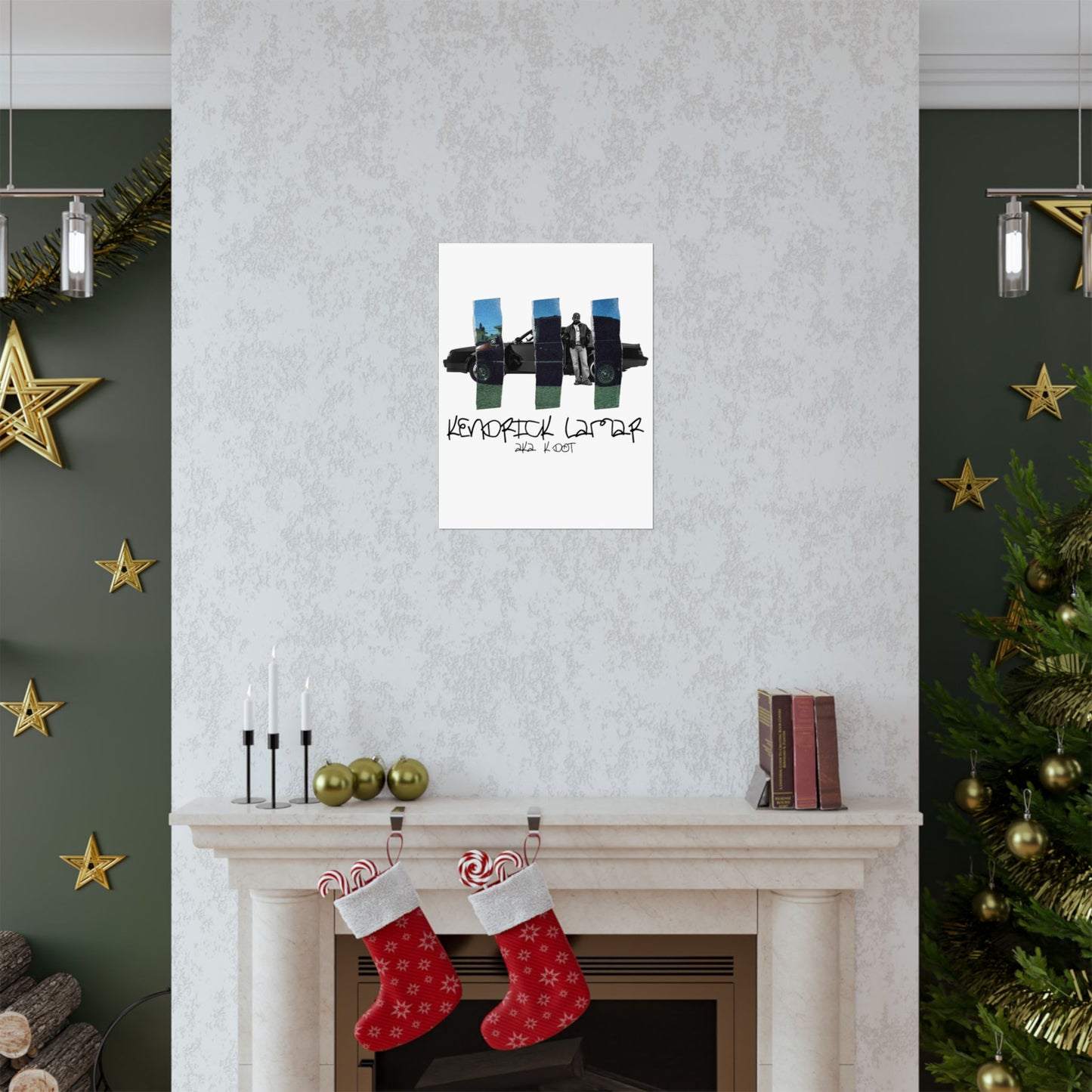 Kendrick Lamar GNX + Good Kid, m.A.A.d City Mashup Poster, Matte – Rap Wall Art, Hip-Hop Home Decor, Urban Music Print, Gift for Fan
