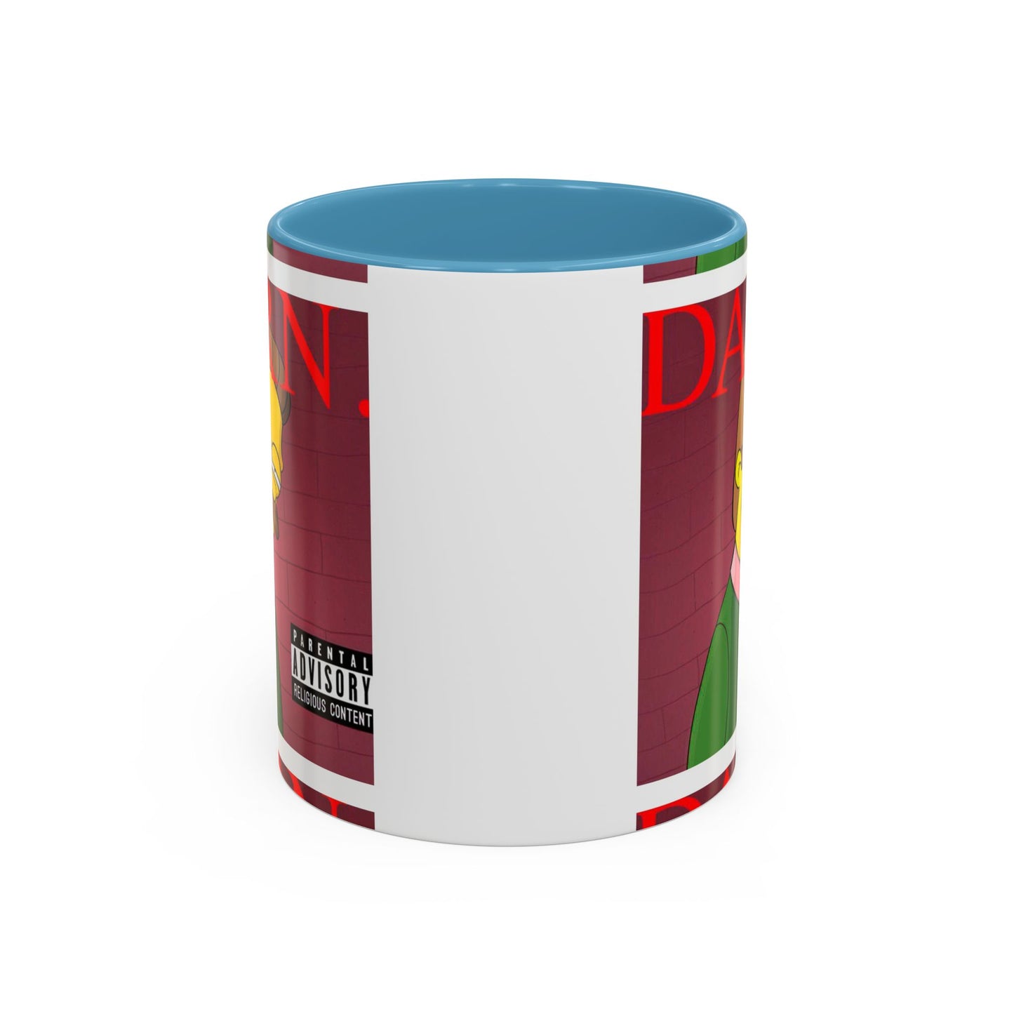 Kendrick Lamar x Simpsons "DARN" Ned Flanders Mashup Mug – Funny Hip Hop Accent Coffee Cup – 11oz & 15oz