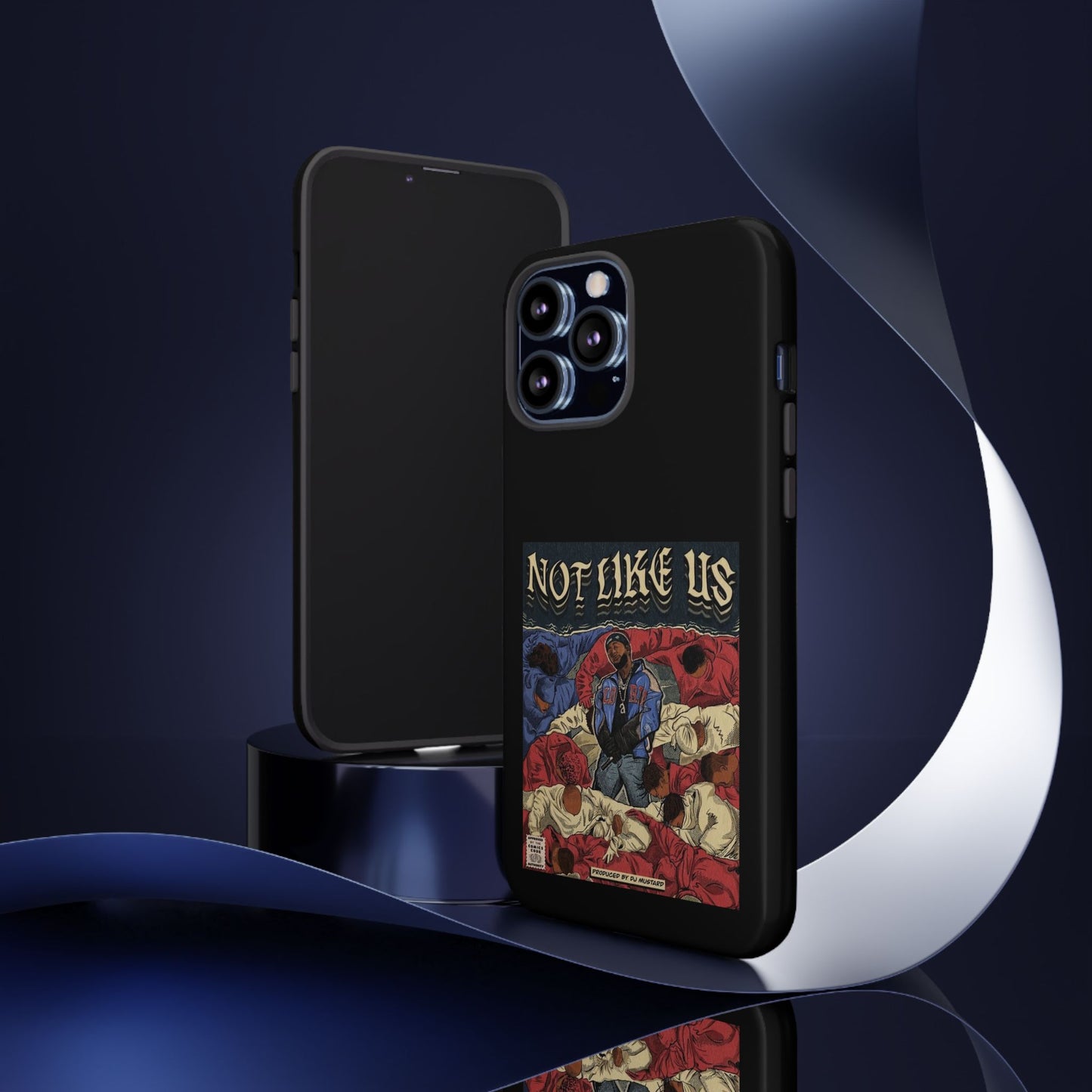 Kendrick Lamar "Not Like Us" Comic Book Cover Tough Phone Case – Hip Hop Art, Shockproof Dual-Layer Protection