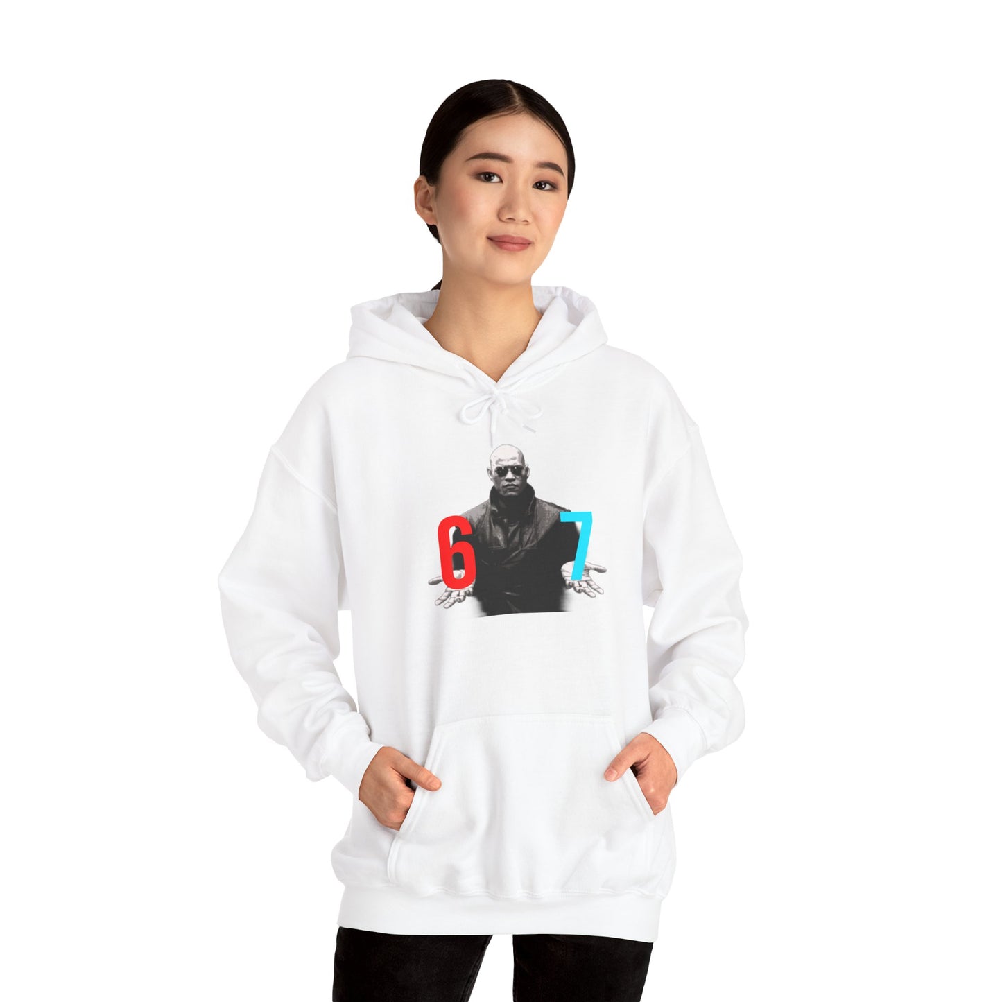 67 Morpheus Meme Graphic Hoodie – Matrix Inspired Pullover