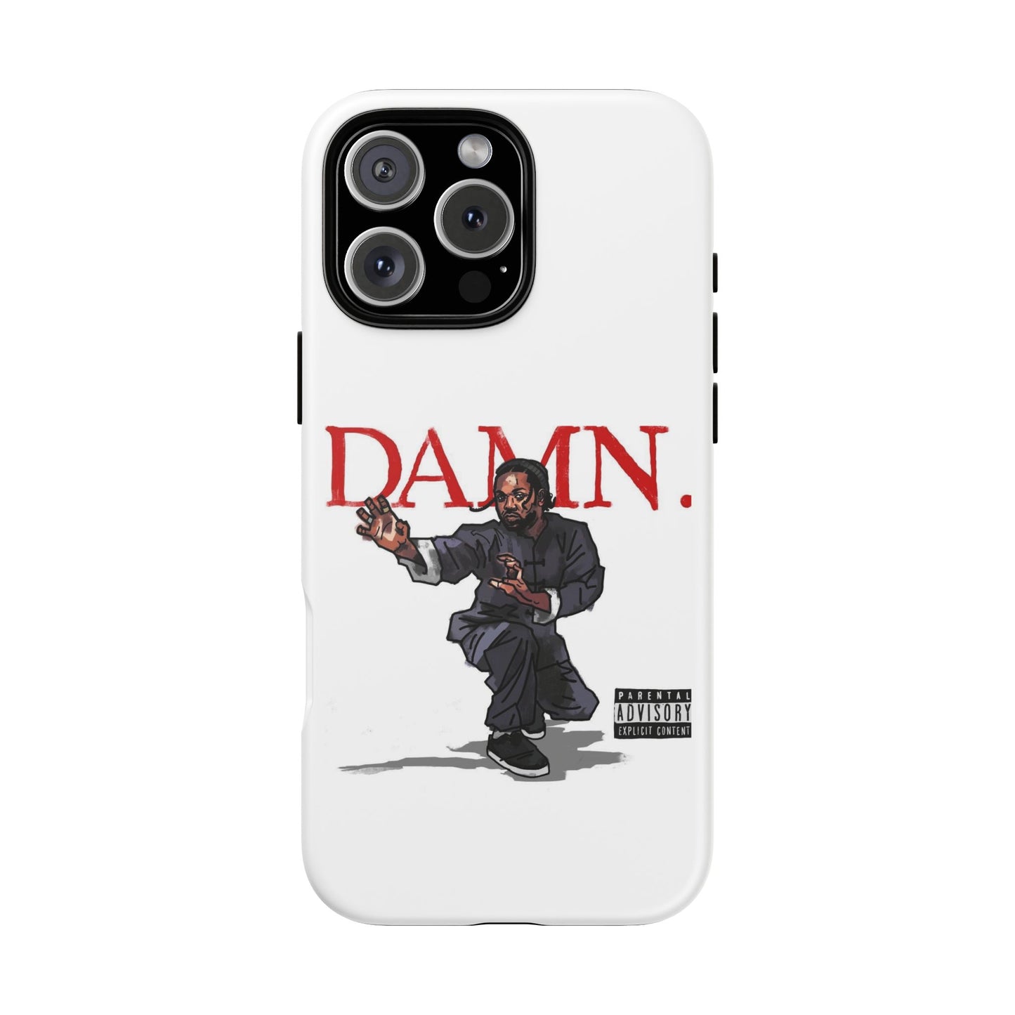 Kendrick Lamar “Kung Fu Kenny” DAMN Album Tough Phone Case – Shockproof Dual Layer Cover
