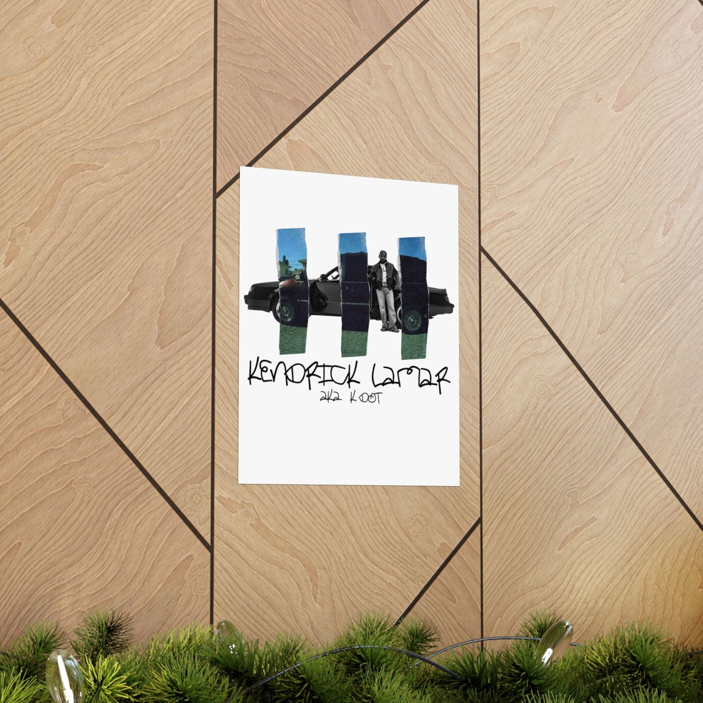 Kendrick Lamar GNX + Good Kid, m.A.A.d City Mashup Poster, Matte – Rap Wall Art, Hip-Hop Home Decor, Urban Music Print, Gift for Fan