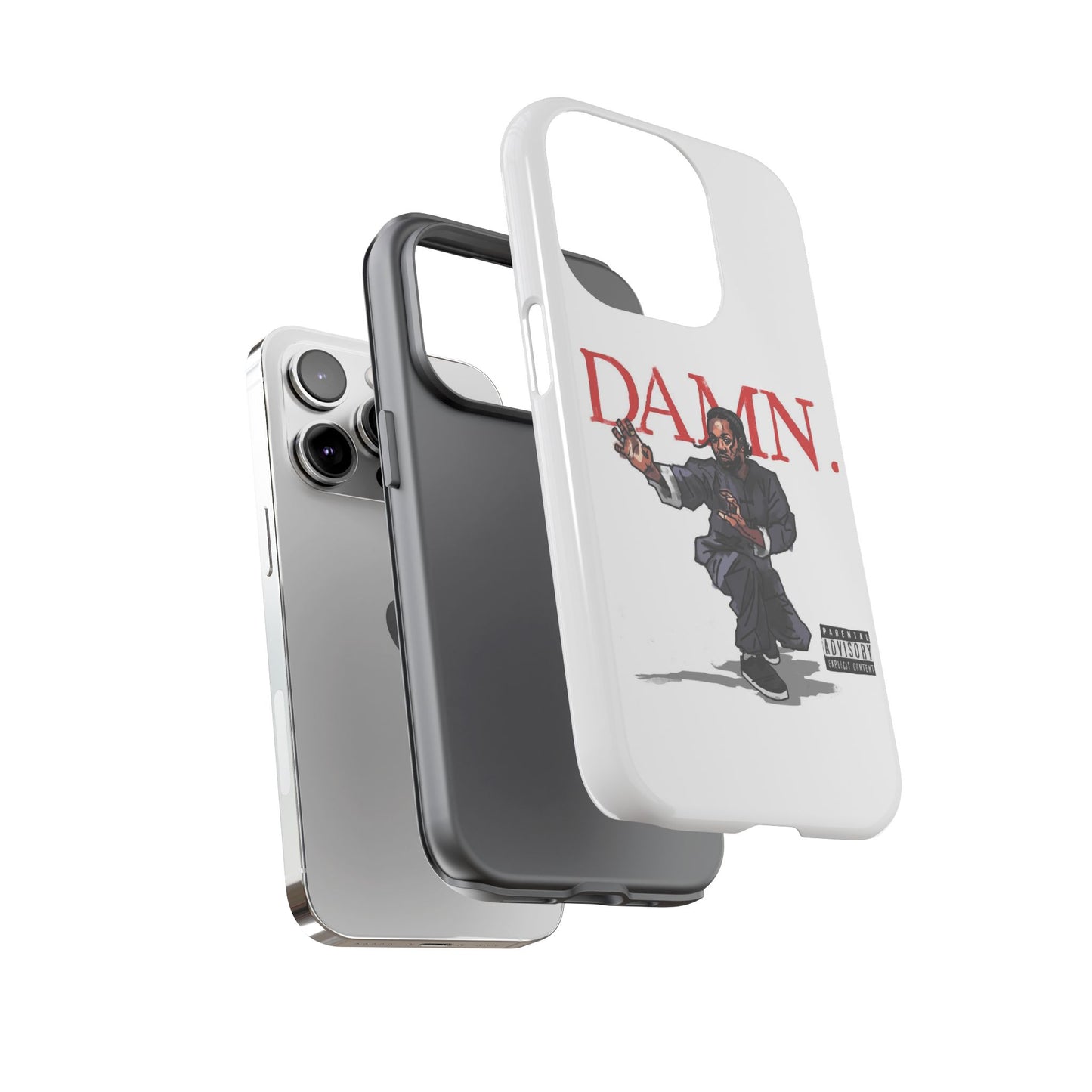 Kendrick Lamar “Kung Fu Kenny” DAMN Album Tough Phone Case – Shockproof Dual Layer Cover
