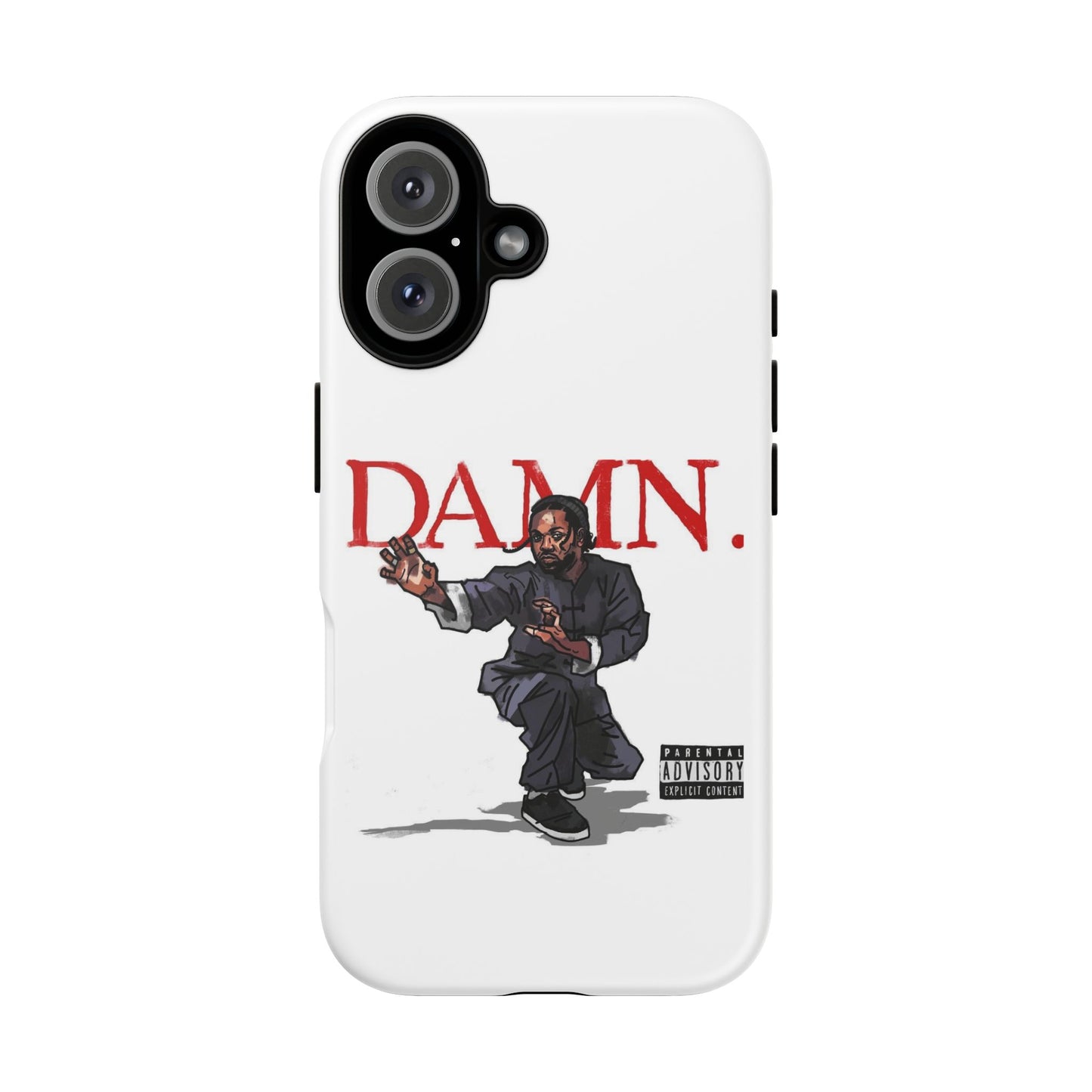 Kendrick Lamar “Kung Fu Kenny” DAMN Album Tough Phone Case – Shockproof Dual Layer Cover