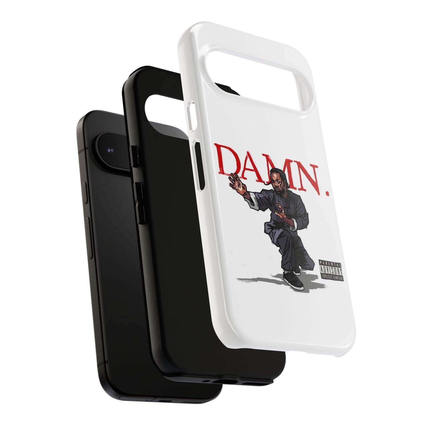 Kendrick Lamar “Kung Fu Kenny” DAMN Album Tough Phone Case – Shockproof Dual Layer Cover