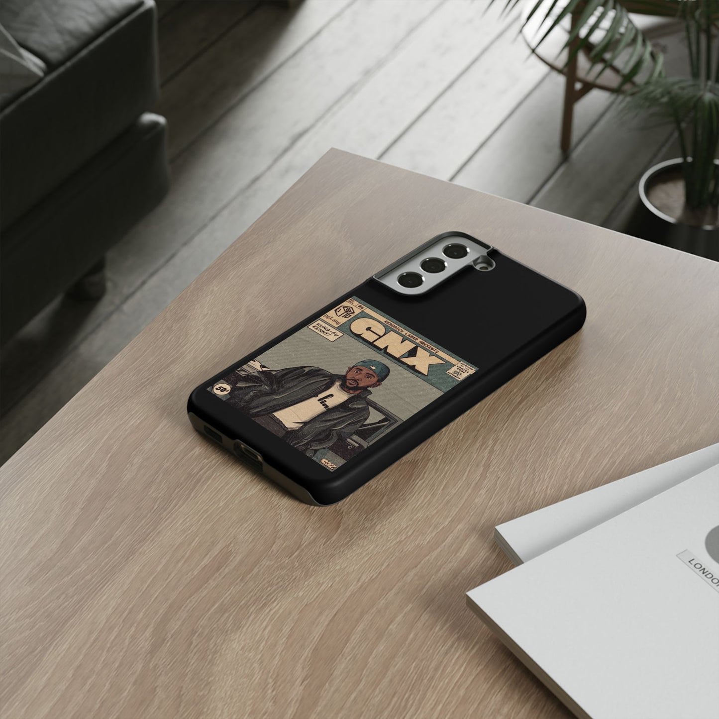 Kendrick Lamar "GNX" Comic Book Phone Case – Tough Shockproof Cover for iPhone, Samsung, & More
