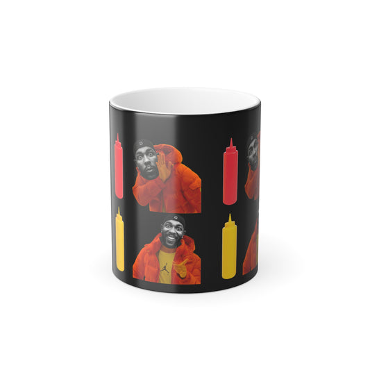 Kendrick Lamar Mustard Drake Meme Mug - Color Morphing 11oz