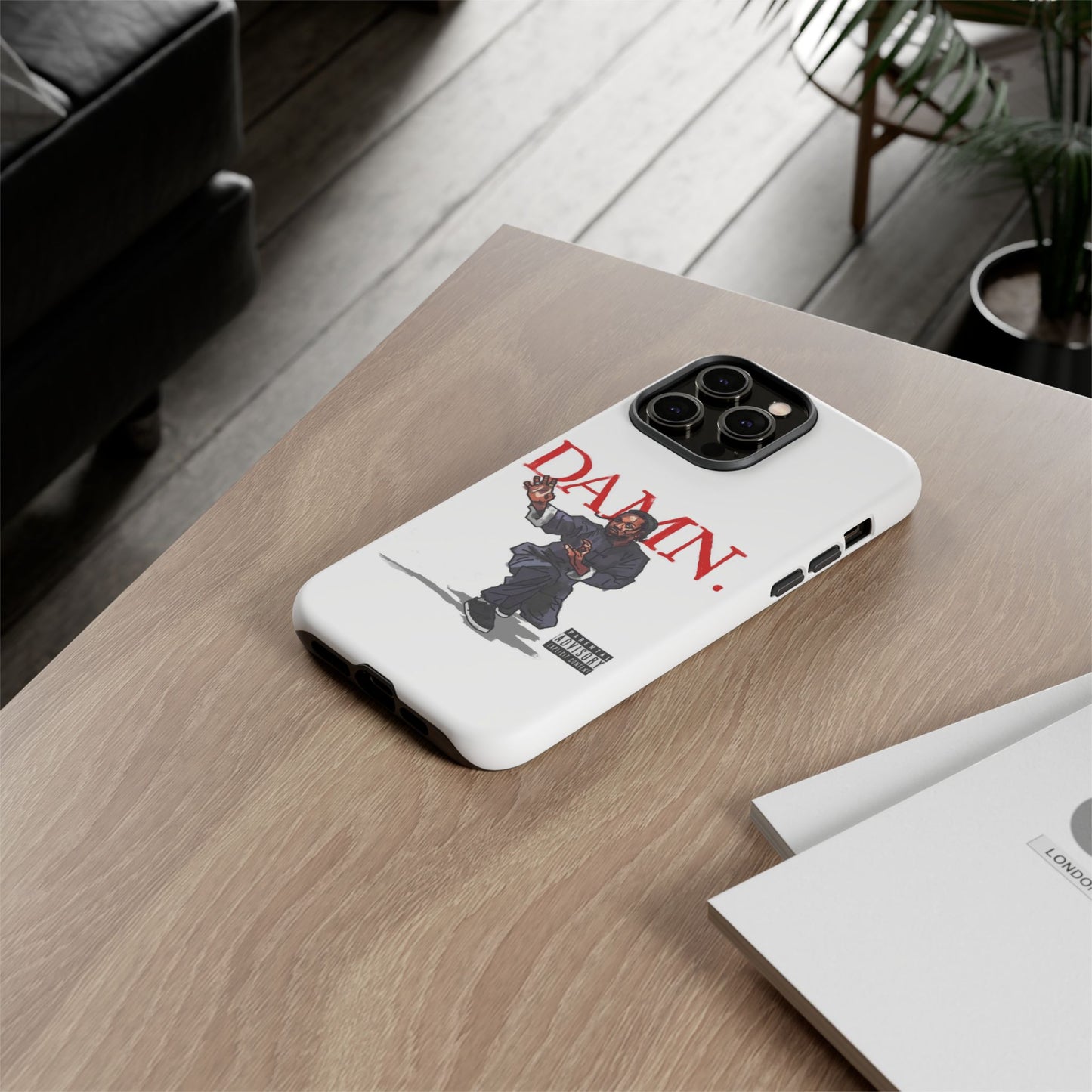 Kendrick Lamar “Kung Fu Kenny” DAMN Album Tough Phone Case – Shockproof Dual Layer Cover