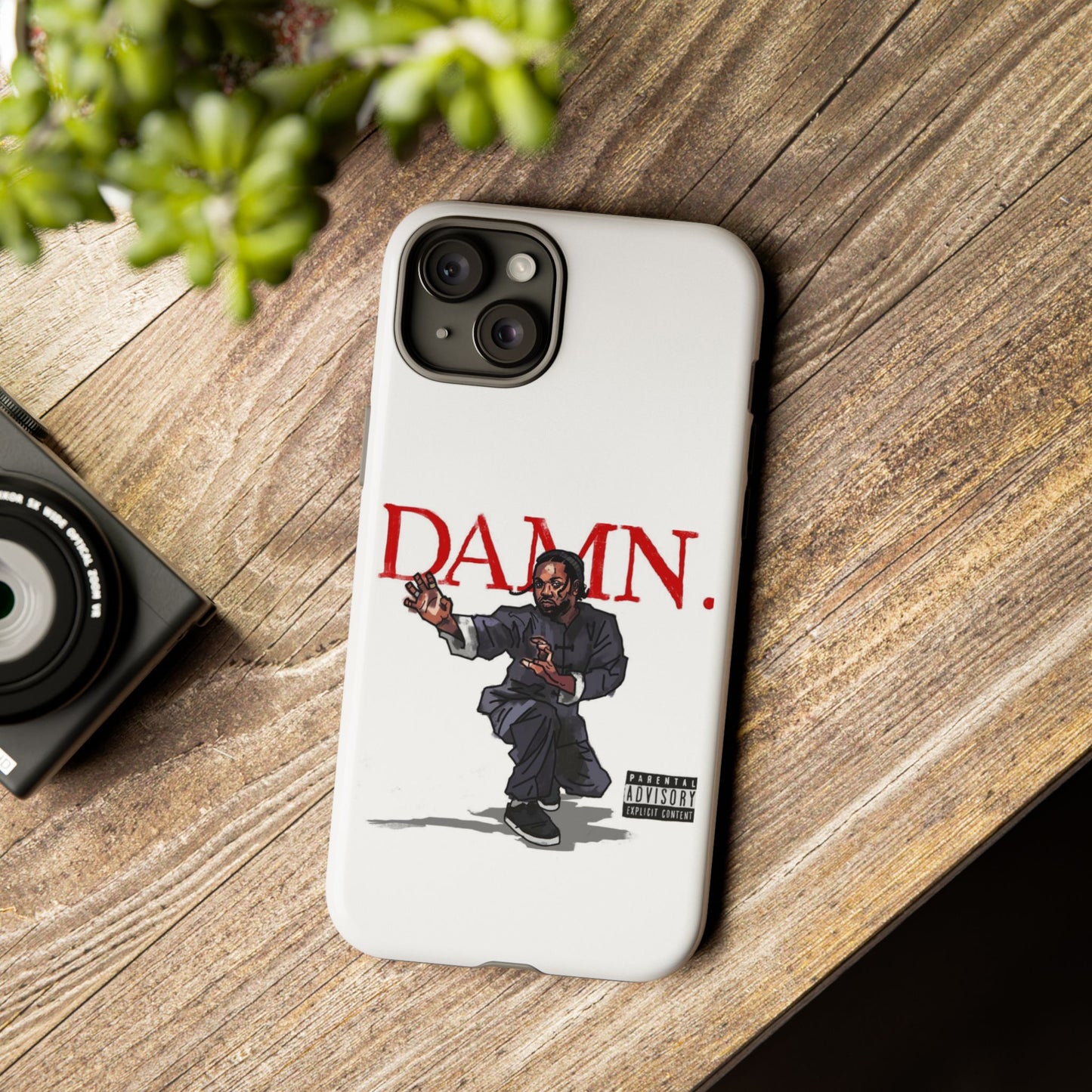 Kendrick Lamar “Kung Fu Kenny” DAMN Album Tough Phone Case – Shockproof Dual Layer Cover