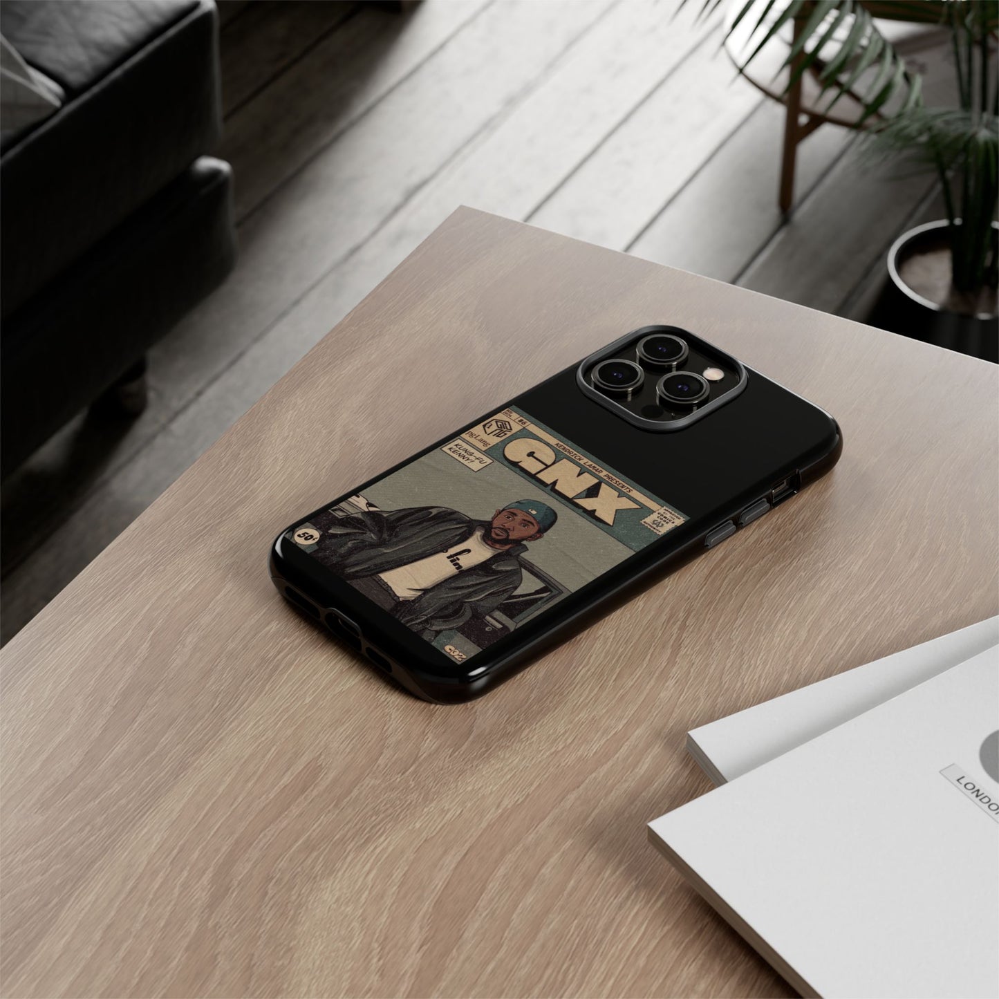 Kendrick Lamar "GNX" Comic Book Phone Case – Tough Shockproof Cover for iPhone, Samsung, & More