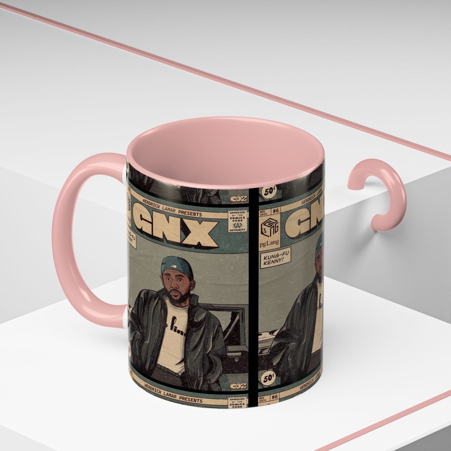 Kendrick Lamar "GNX" Comic Cover Mug – Hip-Hop Art Coffee Cup, Gift for Music Fans