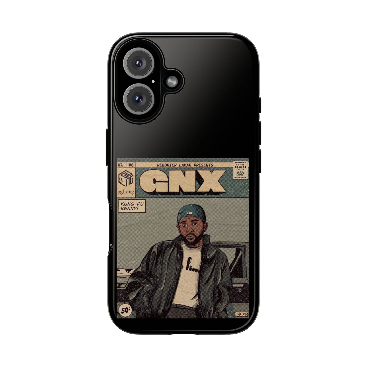 Kendrick Lamar "GNX" Comic Book Phone Case – Tough Shockproof Cover for iPhone, Samsung, & More