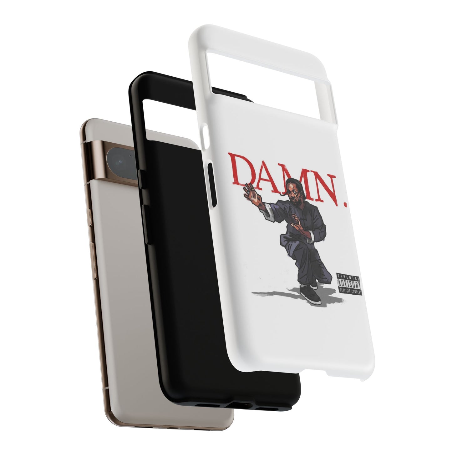 Kendrick Lamar “Kung Fu Kenny” DAMN Album Tough Phone Case – Shockproof Dual Layer Cover