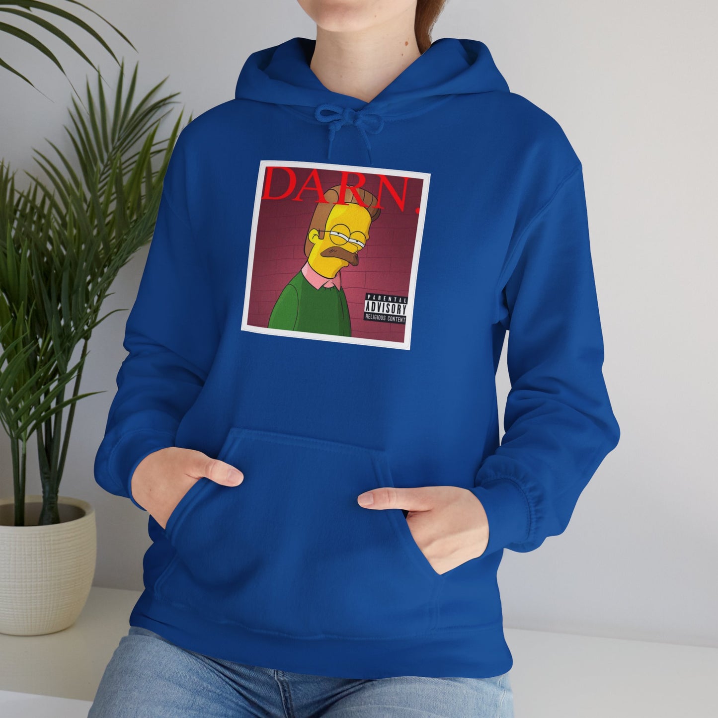Kendrick Lamar X Simpsons "DARN" Ned Flanders Mashup Hoodie – Funny Rap Streetwear