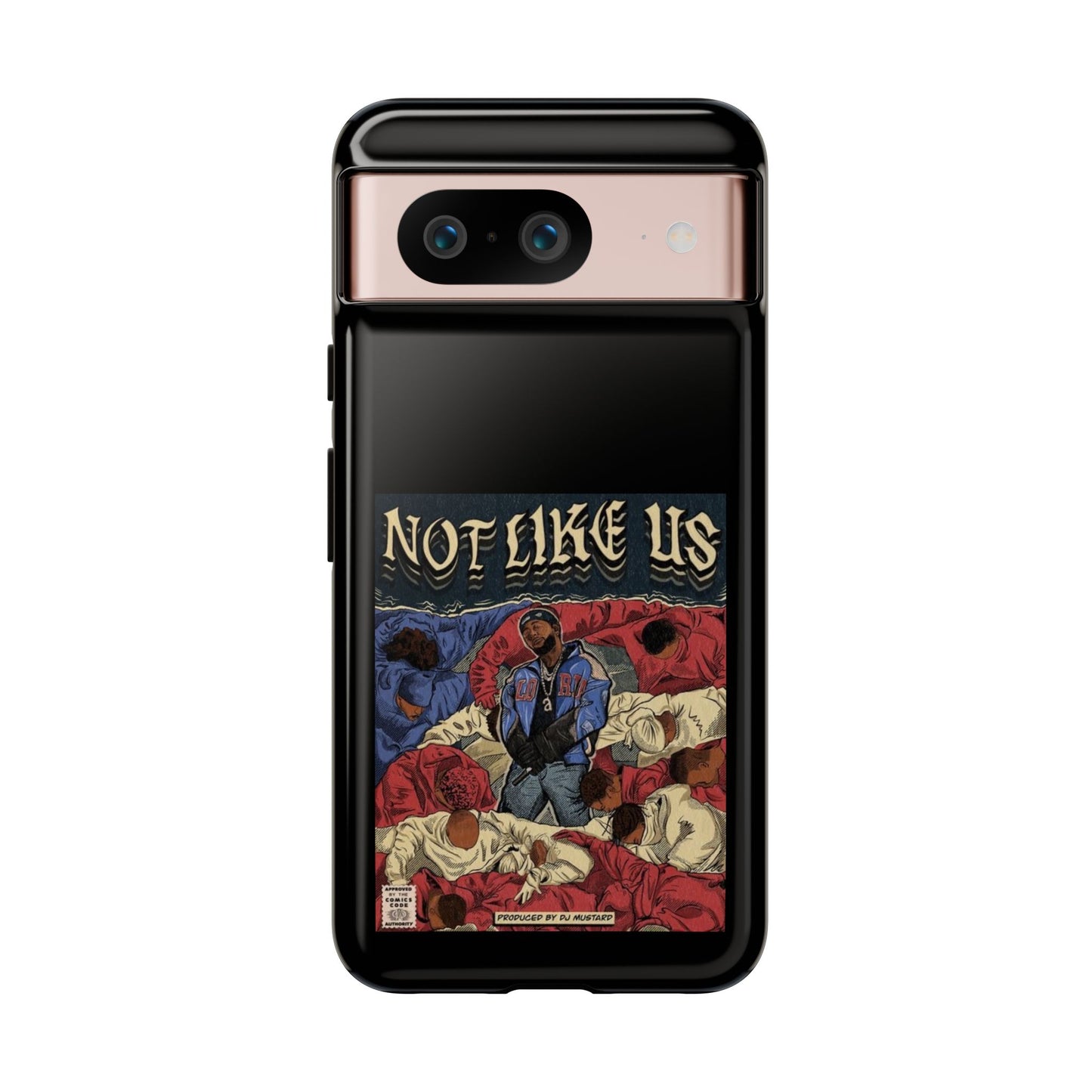Kendrick Lamar "Not Like Us" Comic Book Cover Tough Phone Case – Hip Hop Art, Shockproof Dual-Layer Protection