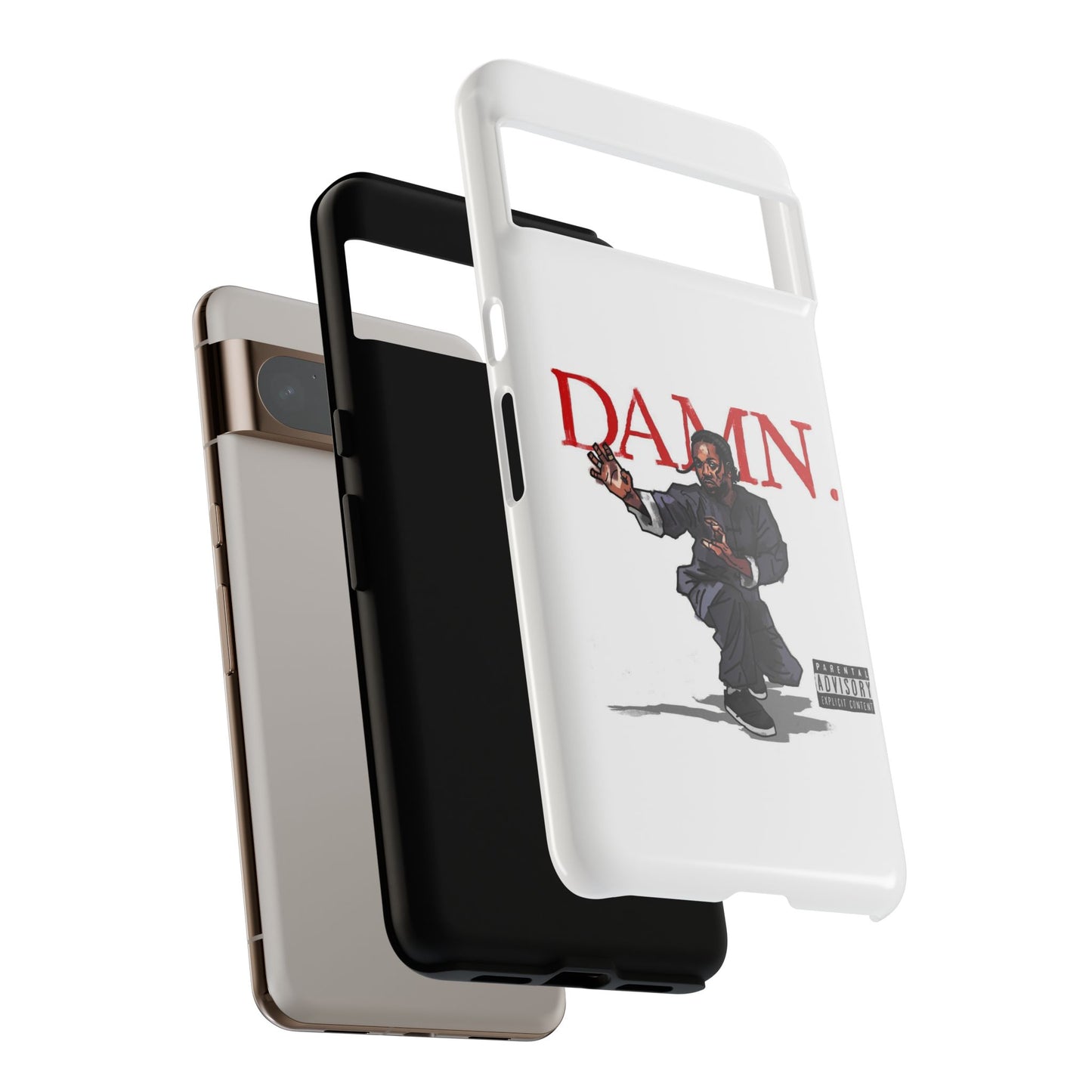 Kendrick Lamar “Kung Fu Kenny” DAMN Album Tough Phone Case – Shockproof Dual Layer Cover