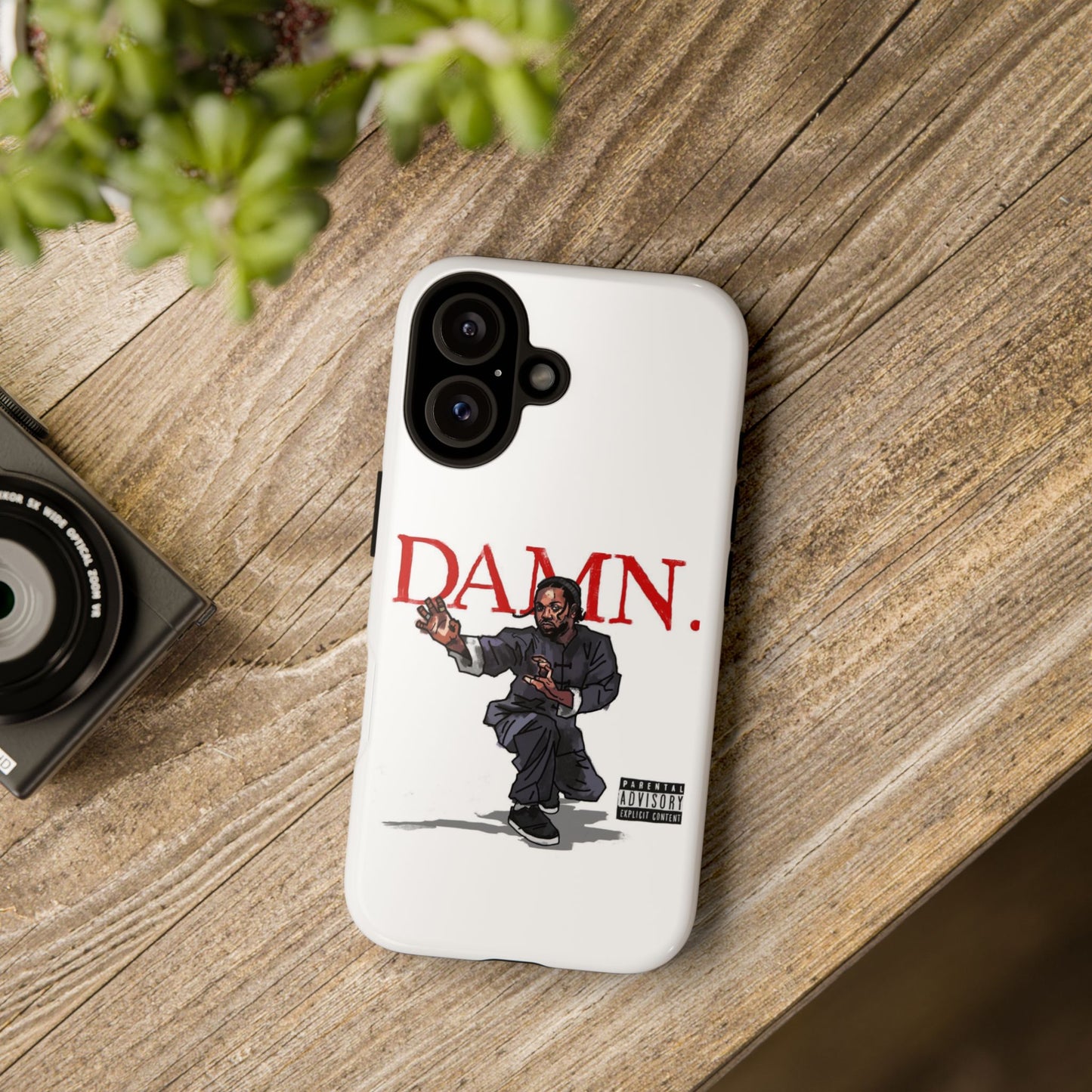 Kendrick Lamar “Kung Fu Kenny” DAMN Album Tough Phone Case – Shockproof Dual Layer Cover