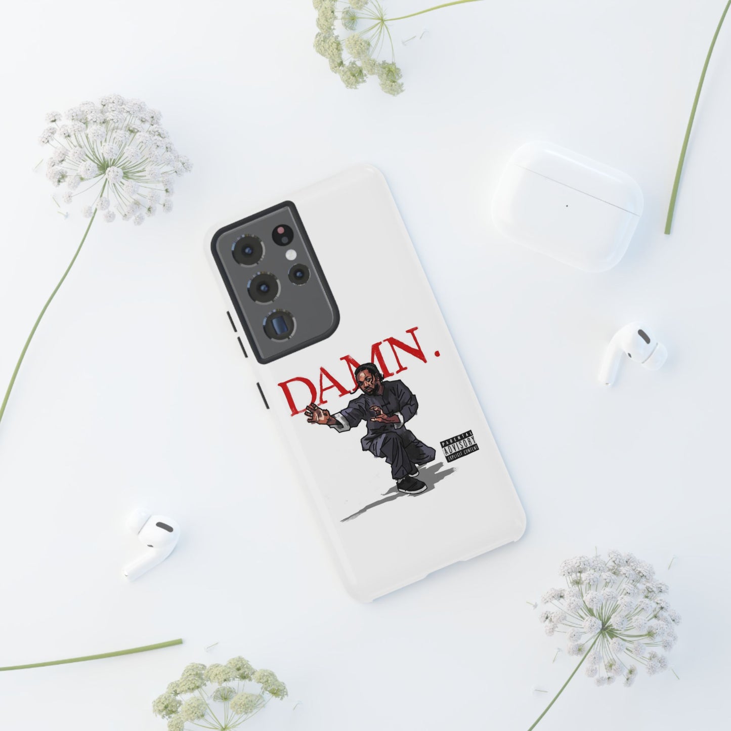 Kendrick Lamar “Kung Fu Kenny” DAMN Album Tough Phone Case – Shockproof Dual Layer Cover