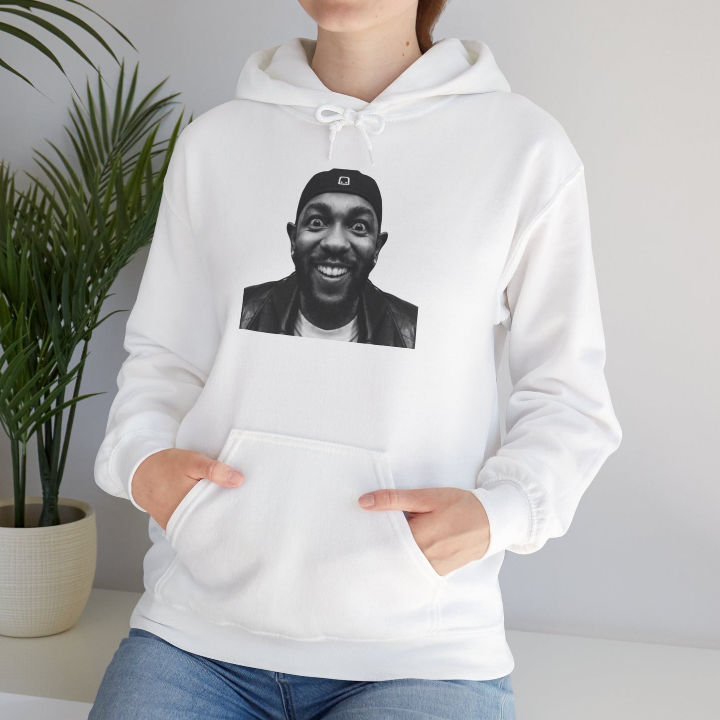 Kendrick Lamar Meme Face Mustard - Hooded Sweatshirt