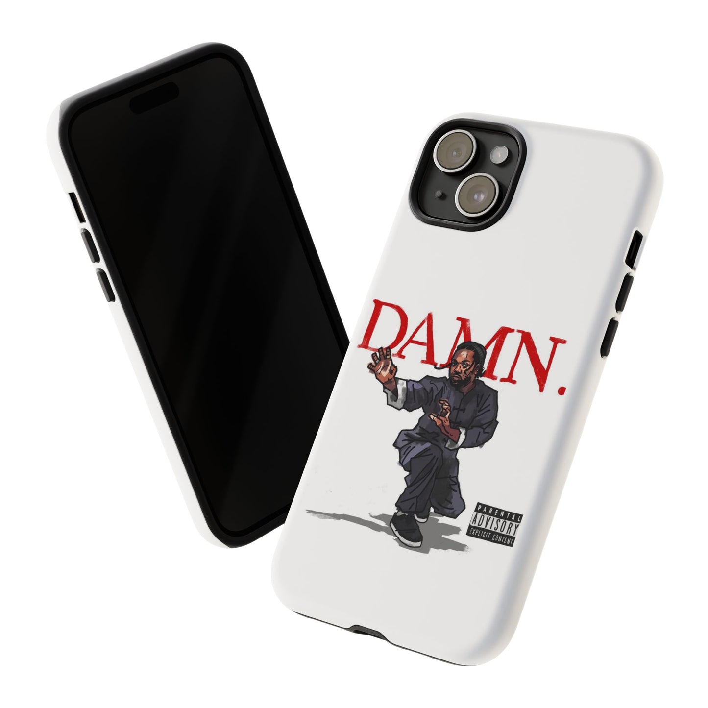 Kendrick Lamar “Kung Fu Kenny” DAMN Album Tough Phone Case – Shockproof Dual Layer Cover