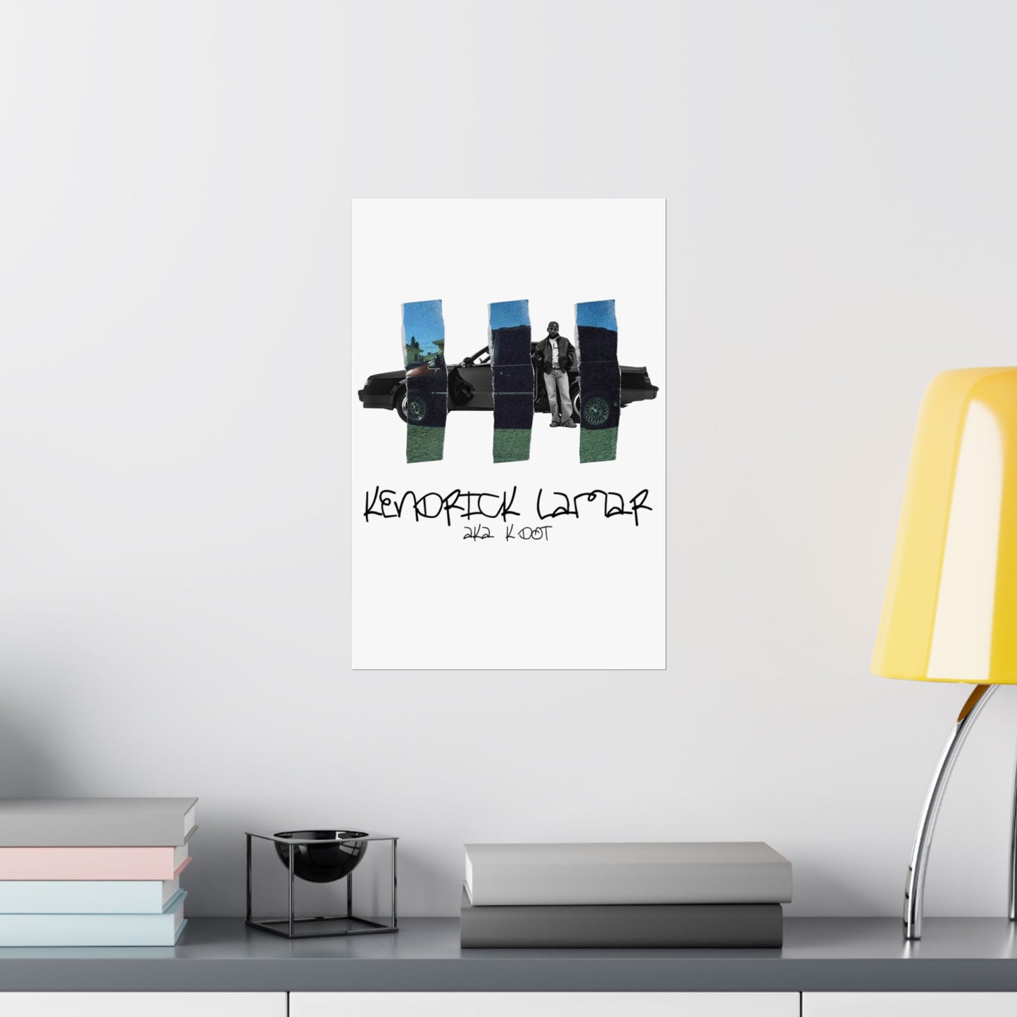 Kendrick Lamar GNX + Good Kid, m.A.A.d City Mashup Poster, Matte – Rap Wall Art, Hip-Hop Home Decor, Urban Music Print, Gift for Fan