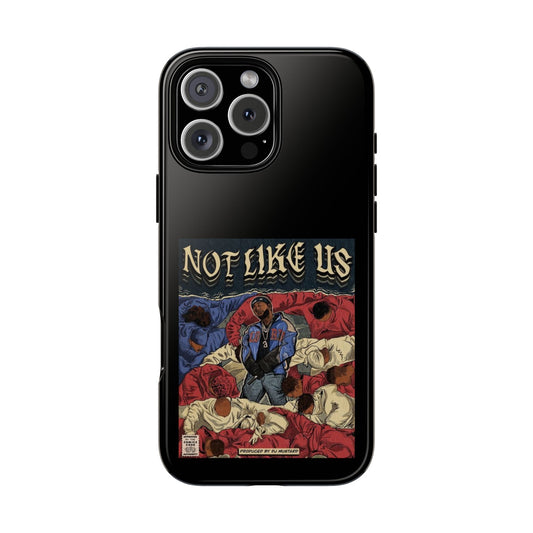 Kendrick Lamar "Not Like Us" Comic Book Cover Tough Phone Case – Hip Hop Art, Shockproof Dual-Layer Protection