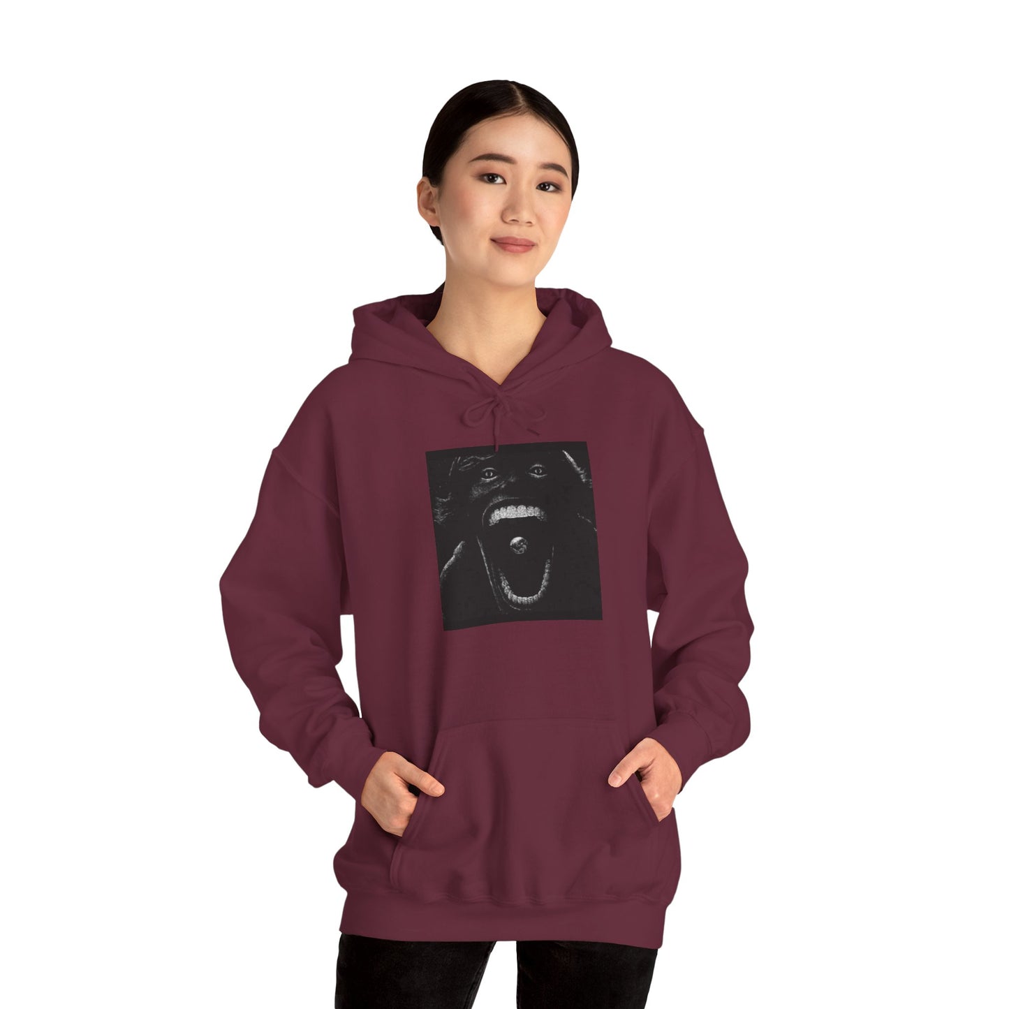67 Meme Monster Hoodie — Scary Pullover for Meme Fans & Horror Lovers - Creepy
