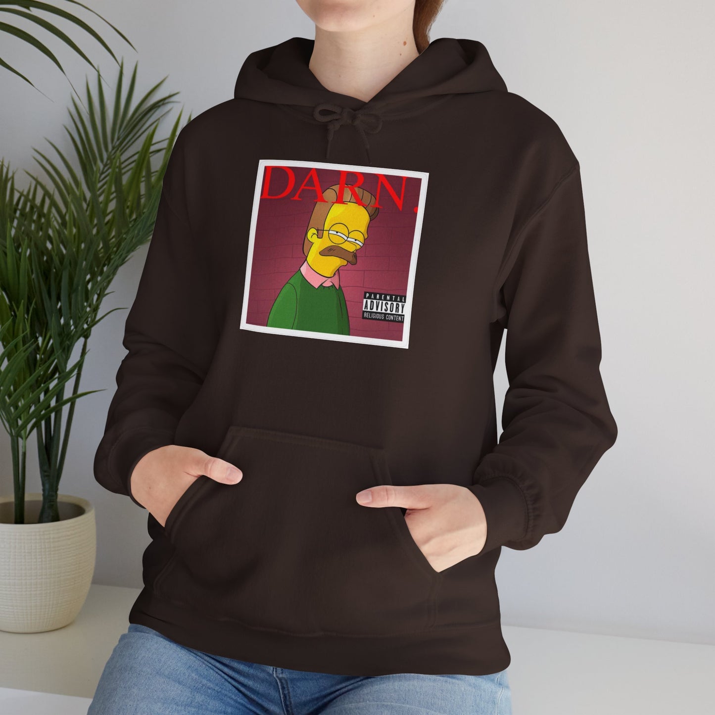 Kendrick Lamar X Simpsons "DARN" Ned Flanders Mashup Hoodie – Funny Rap Streetwear