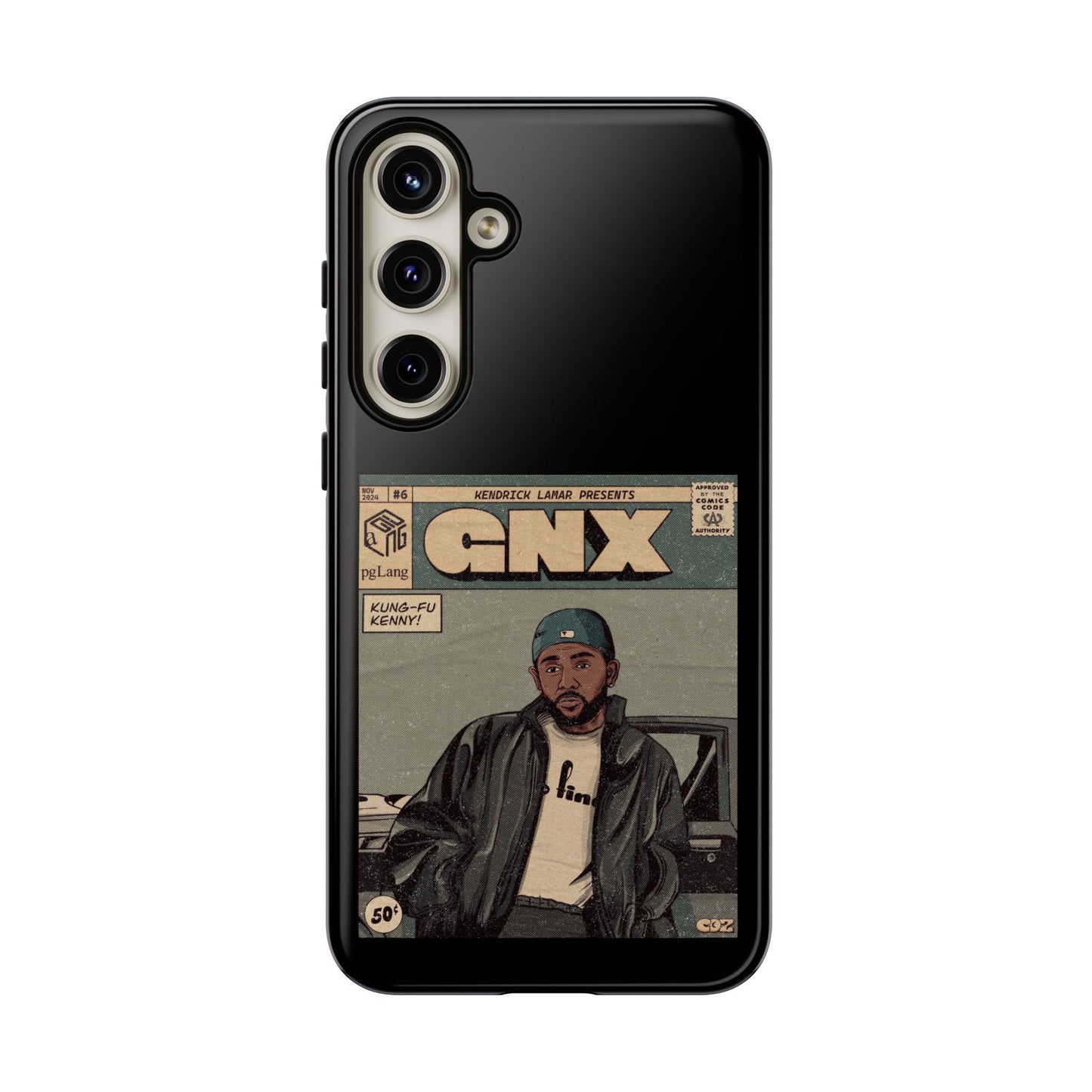 Kendrick Lamar "GNX" Comic Book Phone Case – Tough Shockproof Cover for iPhone, Samsung, & More
