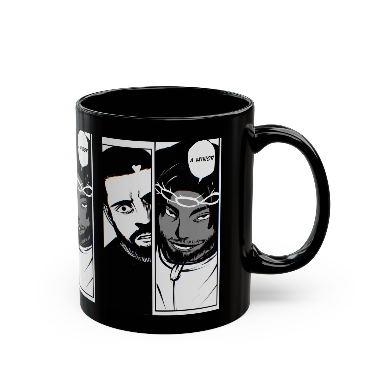 Kendrick Lamar Drake Anime Battle - Mug, Black (11oz, 15oz)