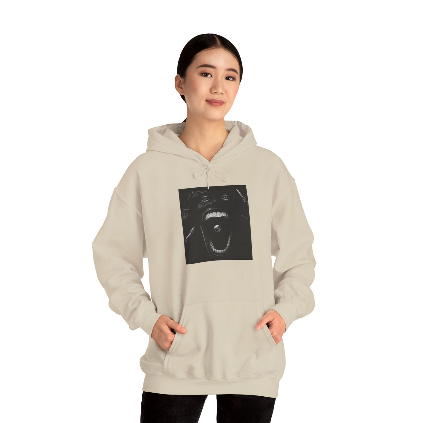 67 Meme Monster Hoodie — Scary Pullover for Meme Fans & Horror Lovers - Creepy