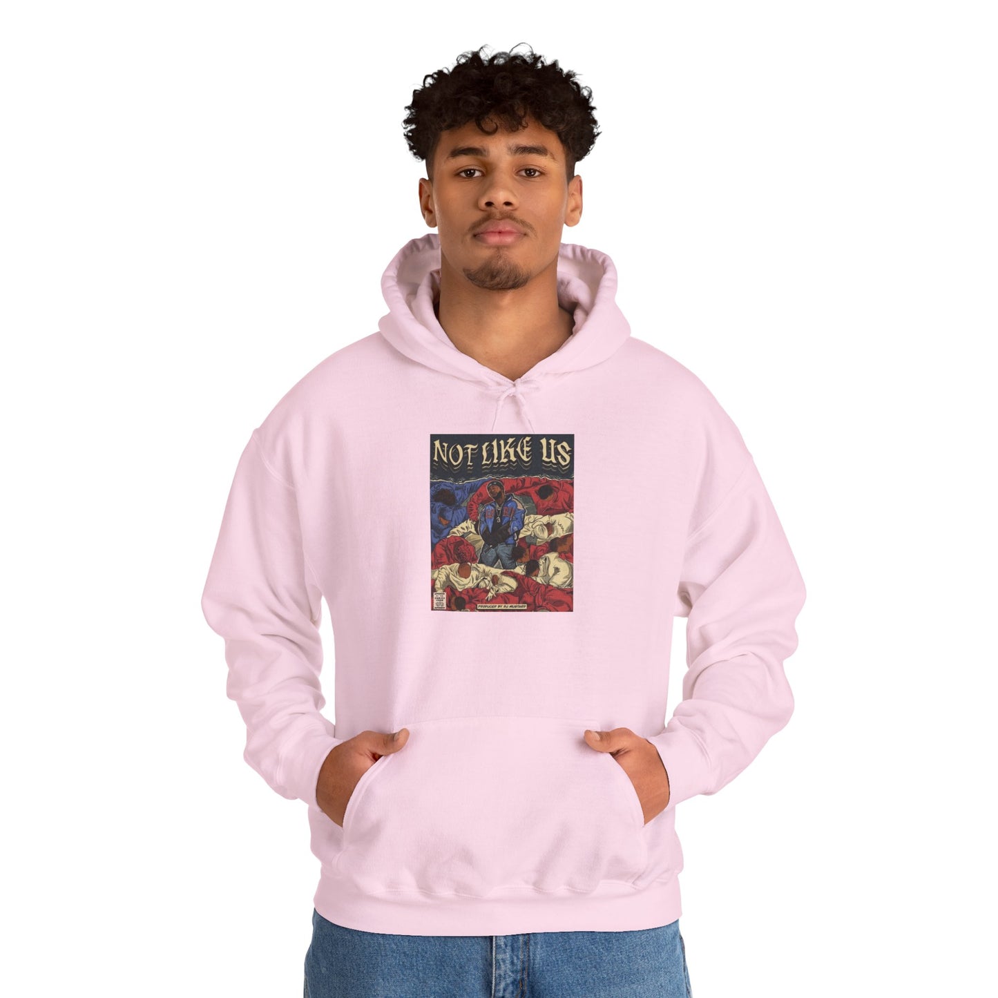 Kendrick Lamar "Not Like Us" Comic Book Hoodie – Hip Hop Fan Art Sweatshirt, Unisex Streetwear Gift