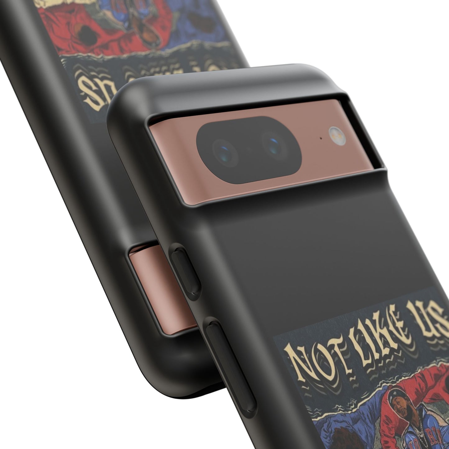 Kendrick Lamar "Not Like Us" Comic Book Cover Tough Phone Case – Hip Hop Art, Shockproof Dual-Layer Protection