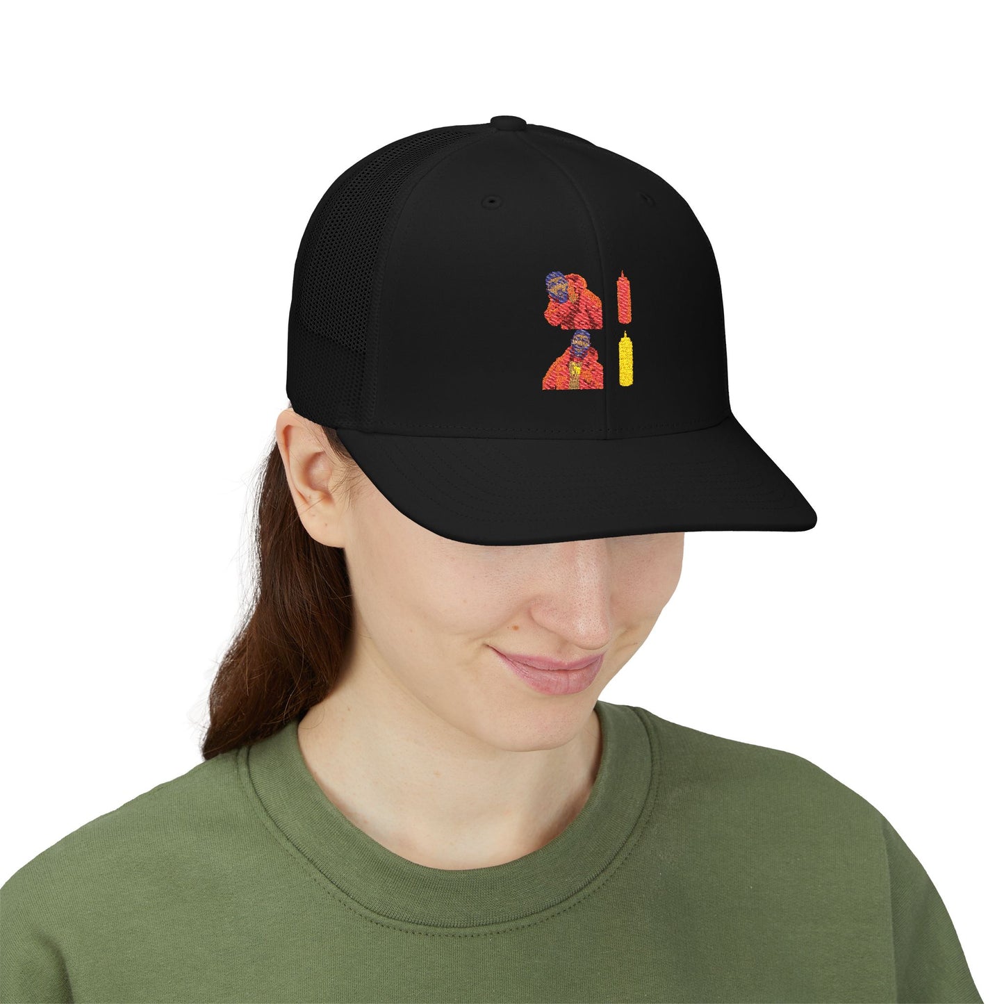 Kendrick Lamar Mustard Meme - Snapback Cap - Embroidered Trucker Hat