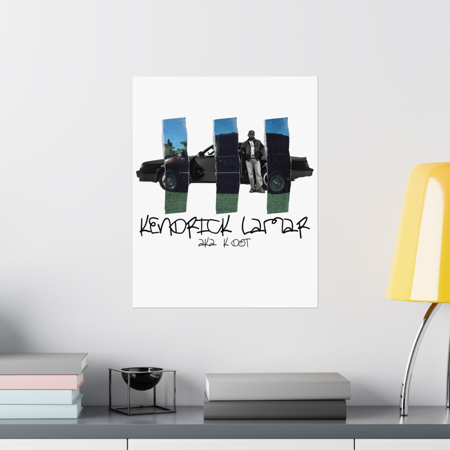 Kendrick Lamar GNX + Good Kid, m.A.A.d City Mashup Poster, Matte – Rap Wall Art, Hip-Hop Home Decor, Urban Music Print, Gift for Fan