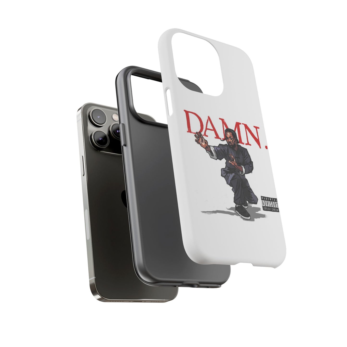 Kendrick Lamar “Kung Fu Kenny” DAMN Album Tough Phone Case – Shockproof Dual Layer Cover